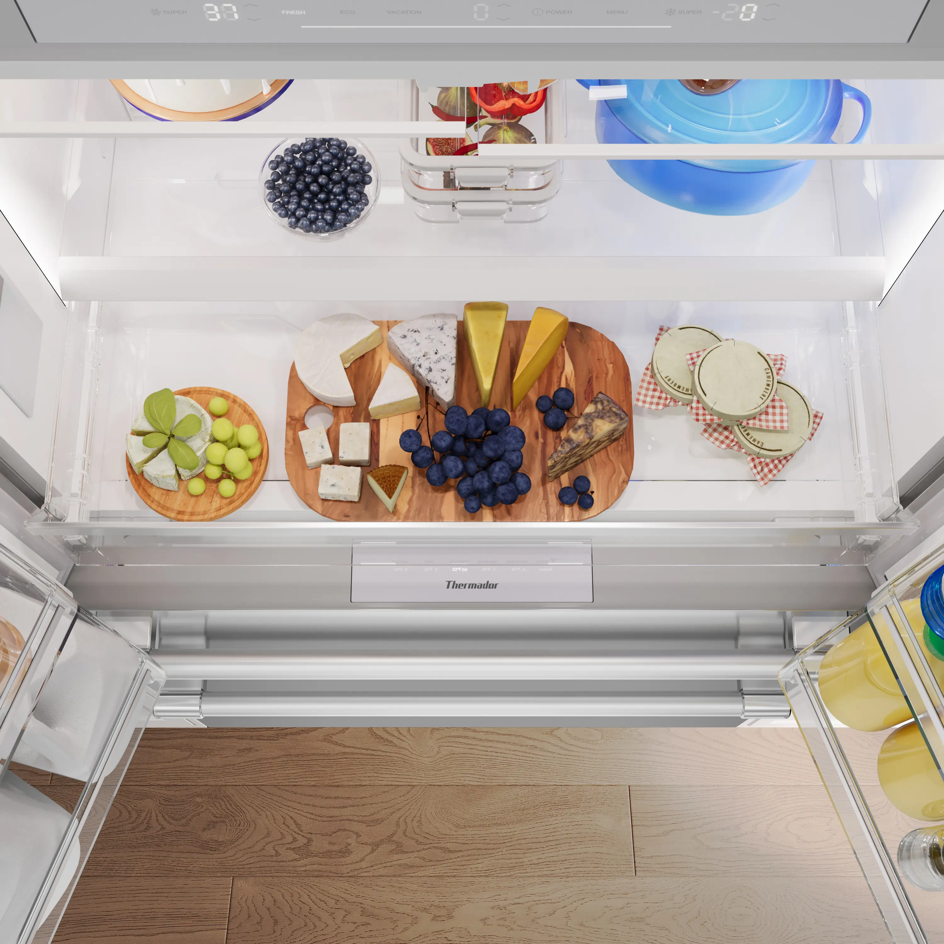 Freedom® Freestanding French Door Bottom Mount Refrigerator 36'' Professional T36FL821NS