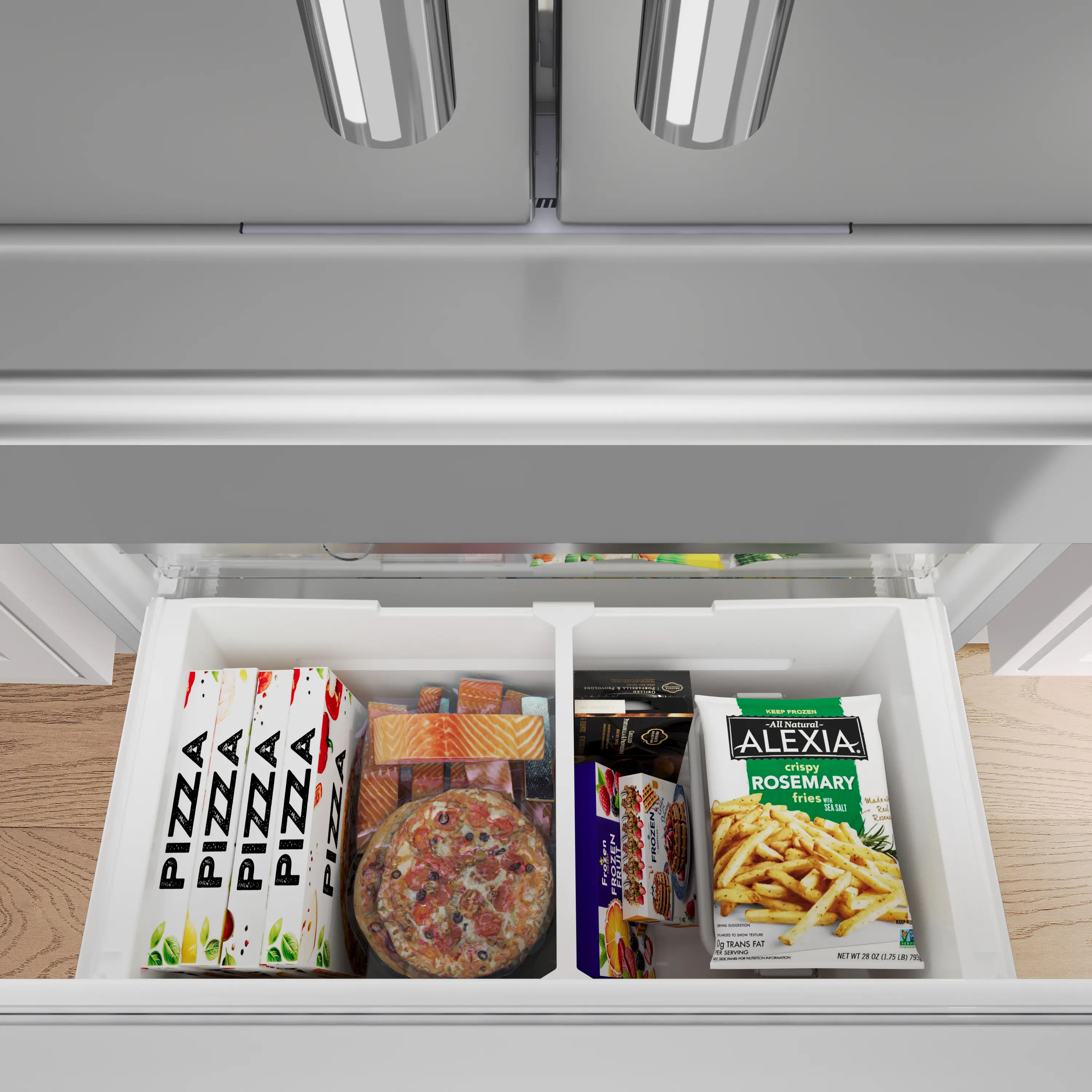 Freedom® Freestanding French Door Bottom Mount Refrigerator 36'' Professional T36FL821NS