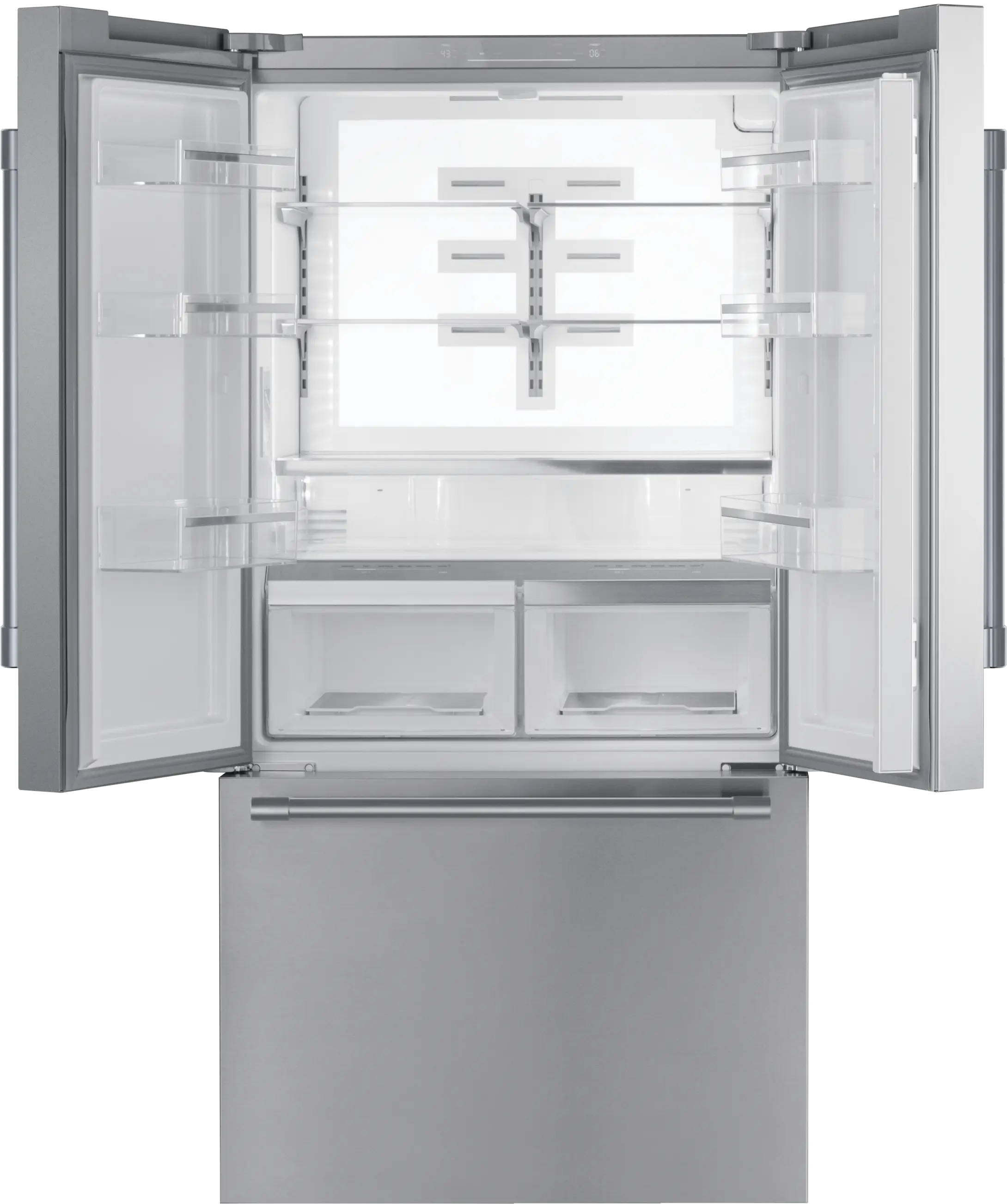 FreedomĀ® Freestanding French Door Bottom Mount Refrigerator 36'' Professional T36FT820NS