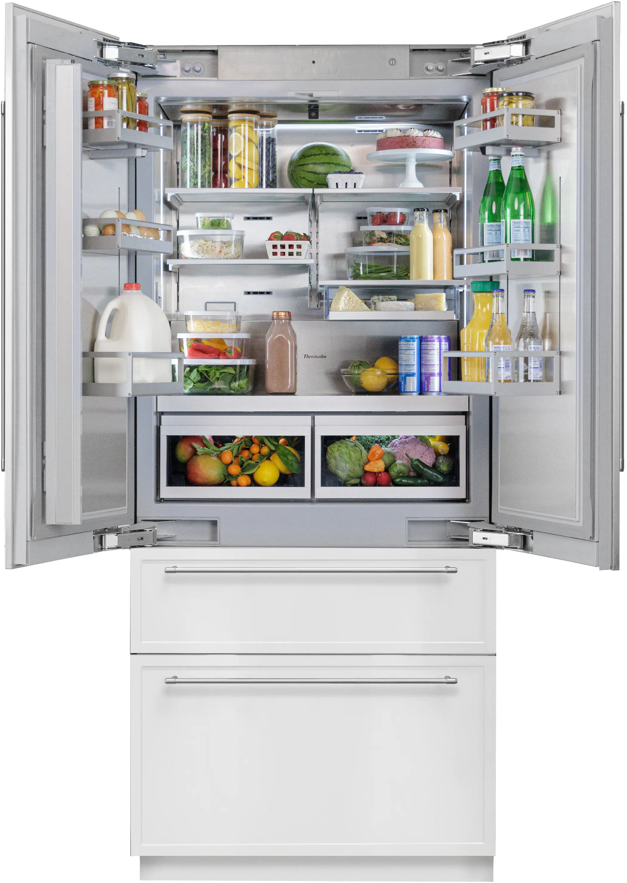 FreedomĀ® Built-in French Door Bottom Freezer 36'' Panel Ready T36IT100NP
