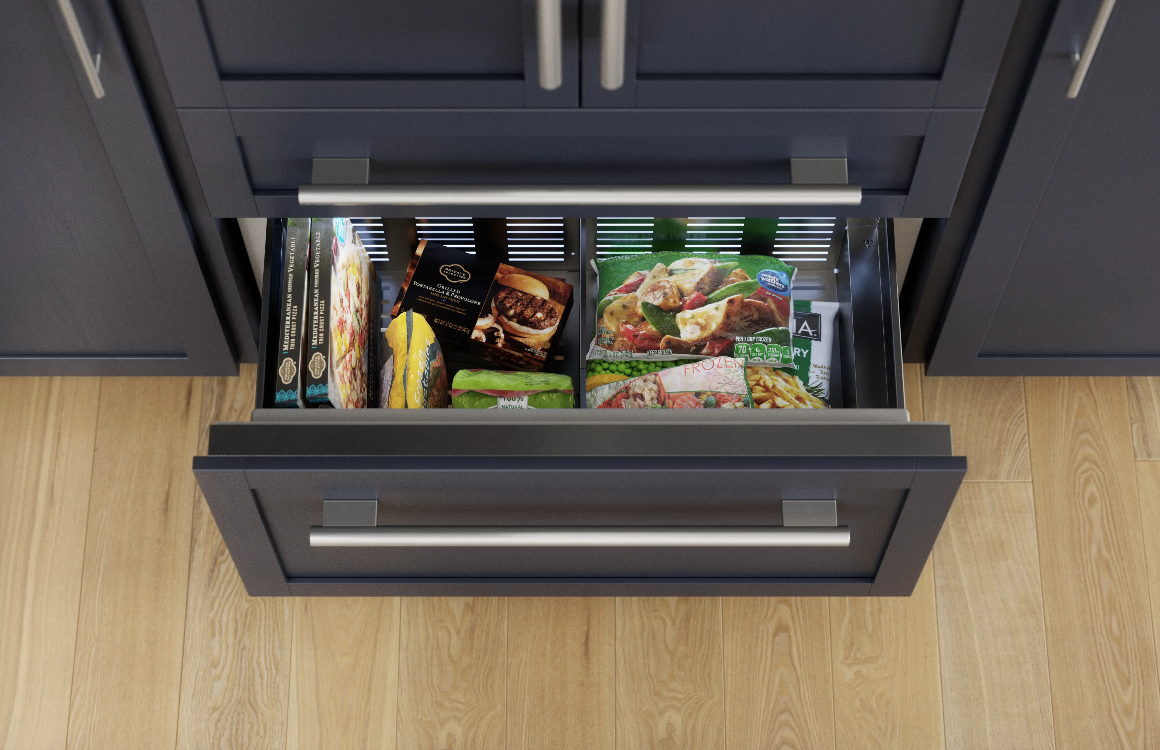 FreedomĀ® Built-in French Door Bottom Freezer 36'' Panel Ready T36IT100NP