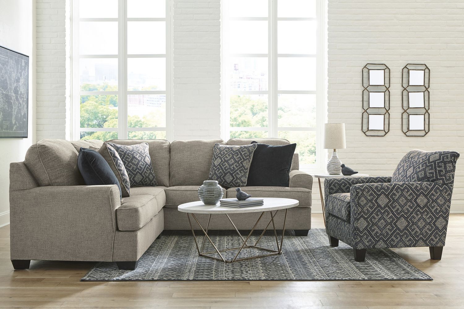 Tarica Two Tone Table Set of 3 T38513