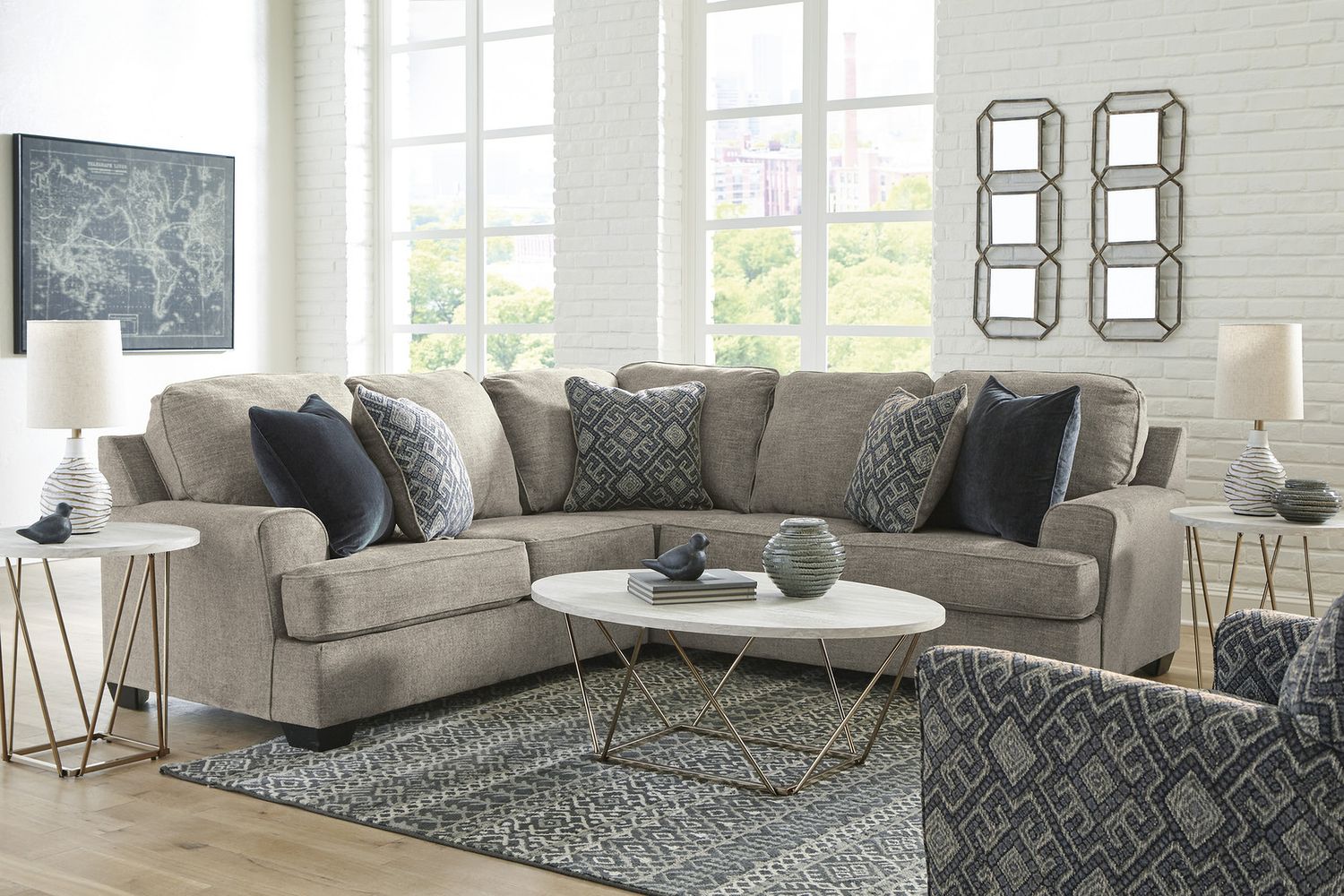Tarica Two Tone Table Set of 3 T38513
