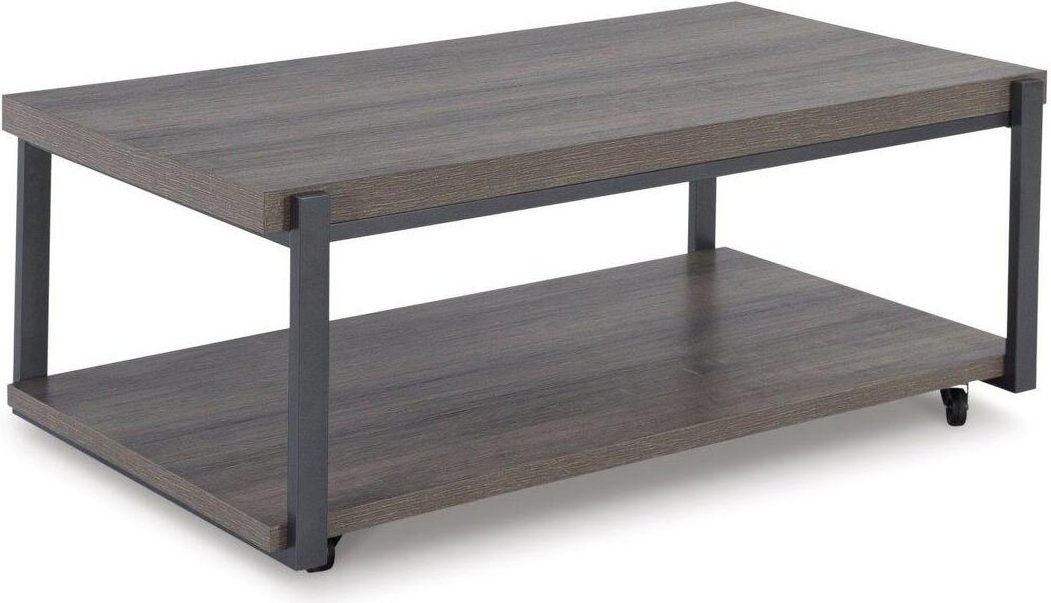 Wilmaden Gray And Black Occasional Table Set T39313