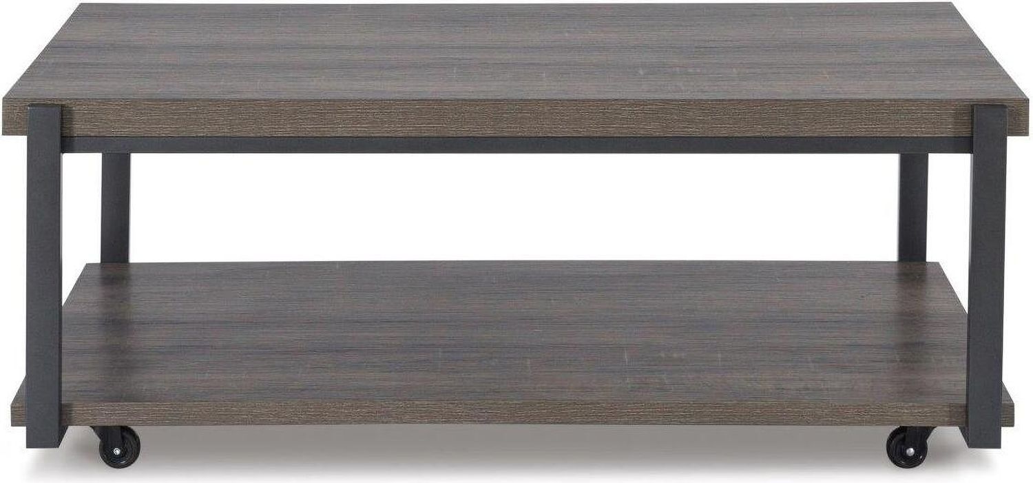 Wilmaden Gray And Black Occasional Table Set T39313