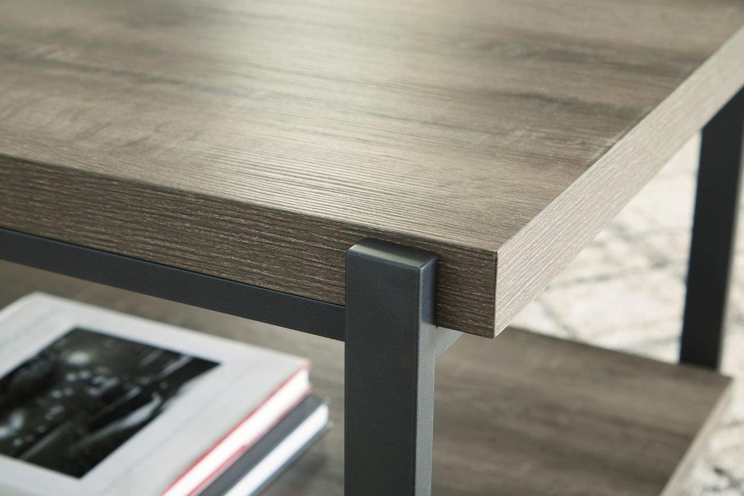 Wilmaden Gray And Black Occasional Table Set T39313