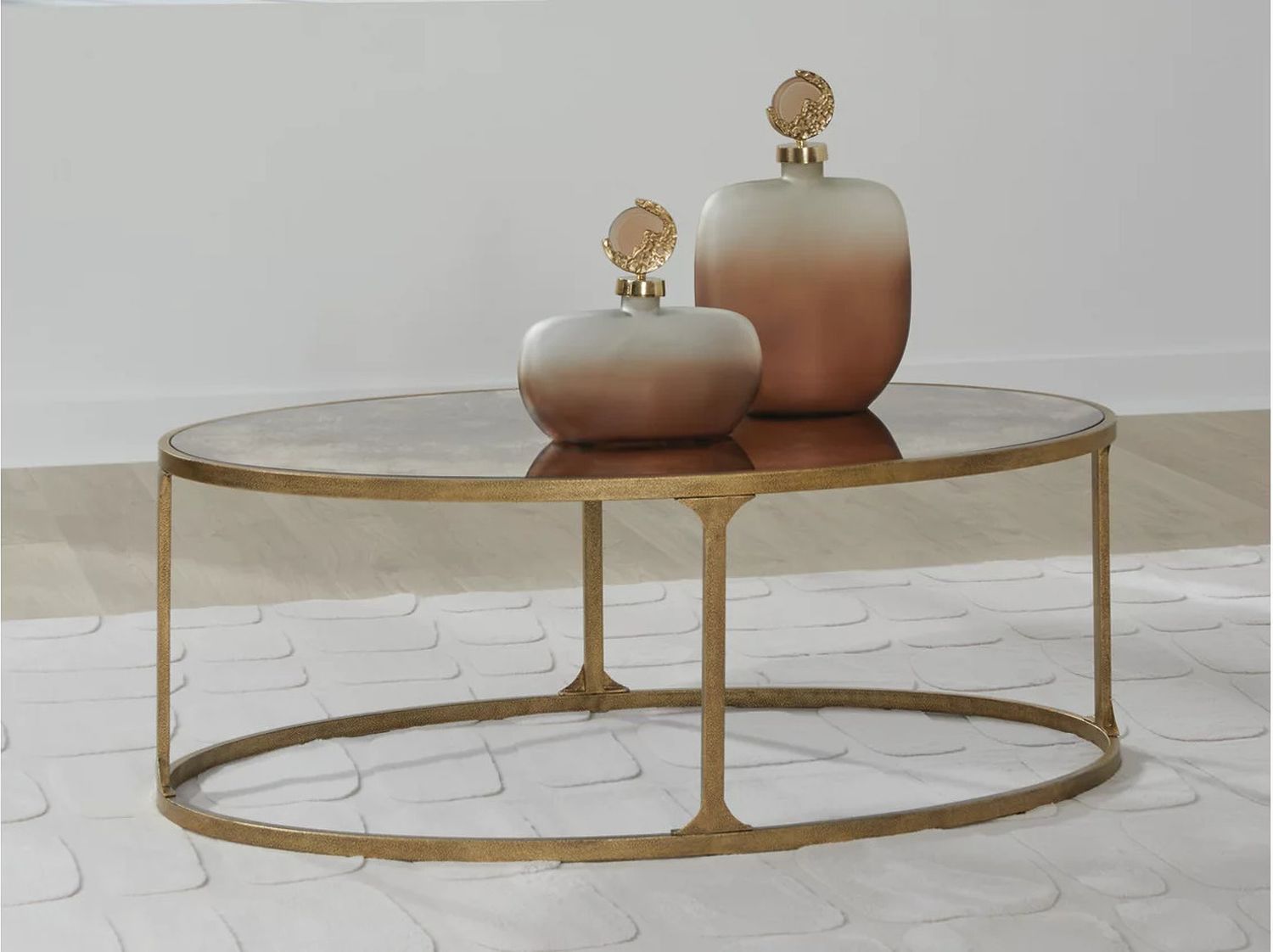 Korajane Coffee Table In Antique Gold T3990