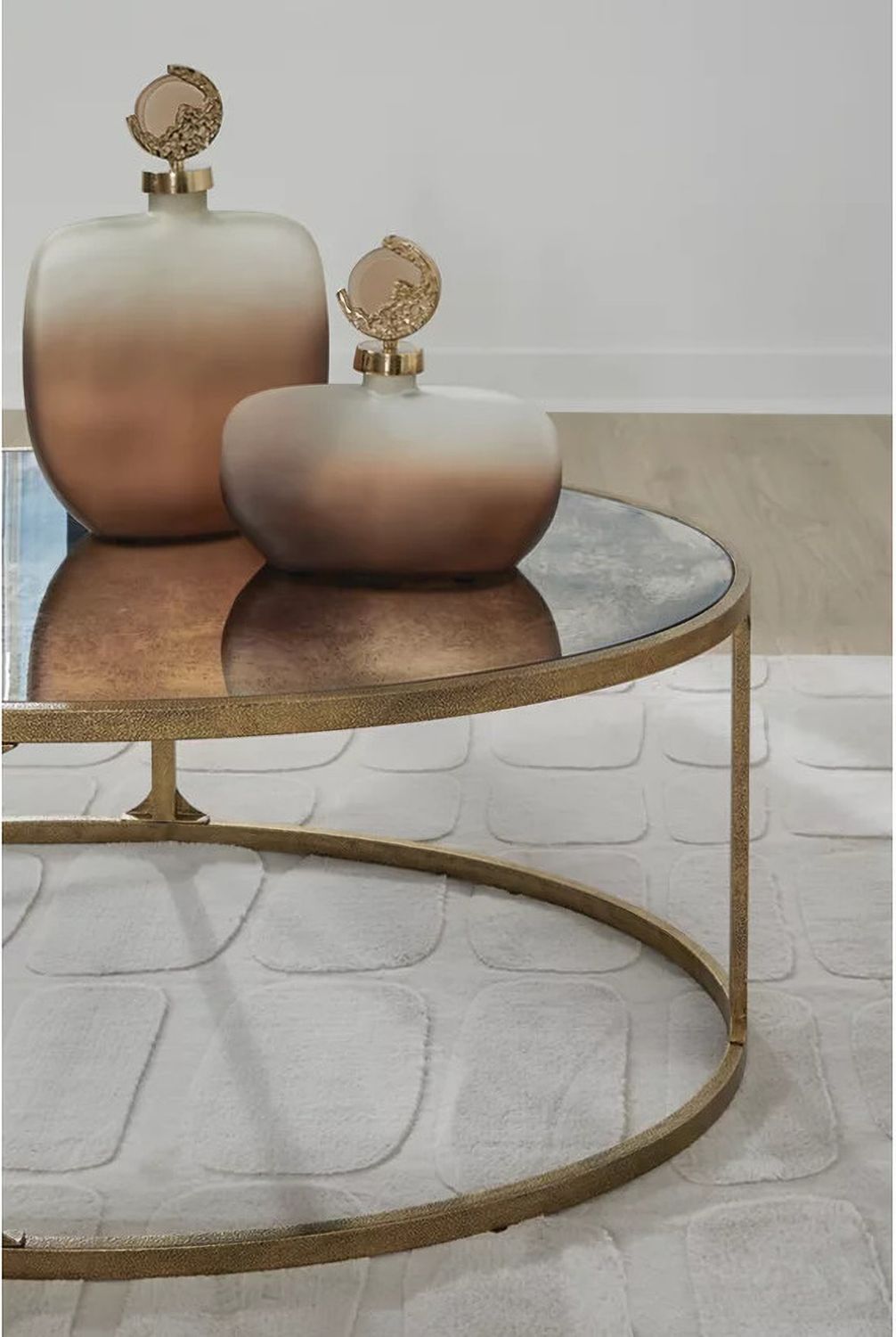 Korajane Coffee Table In Antique Gold T3990