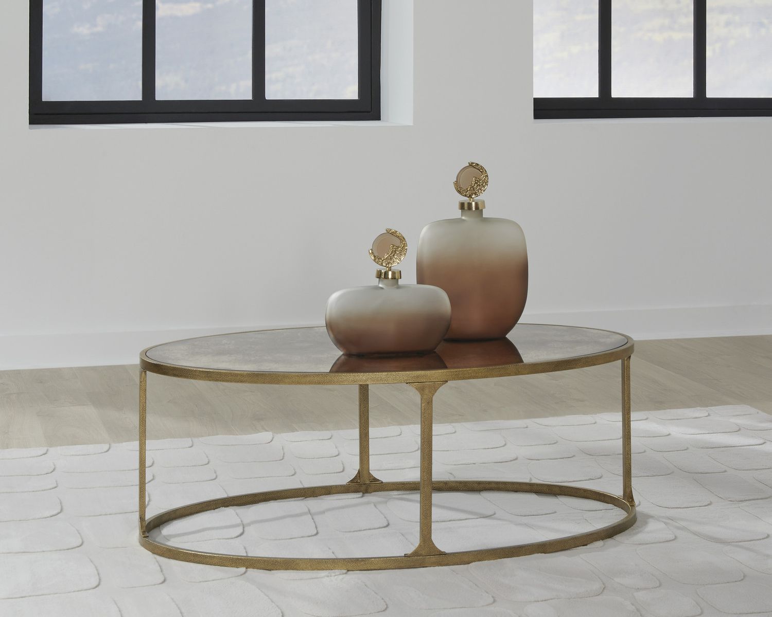 Korajane Coffee Table In Antique Gold T3990