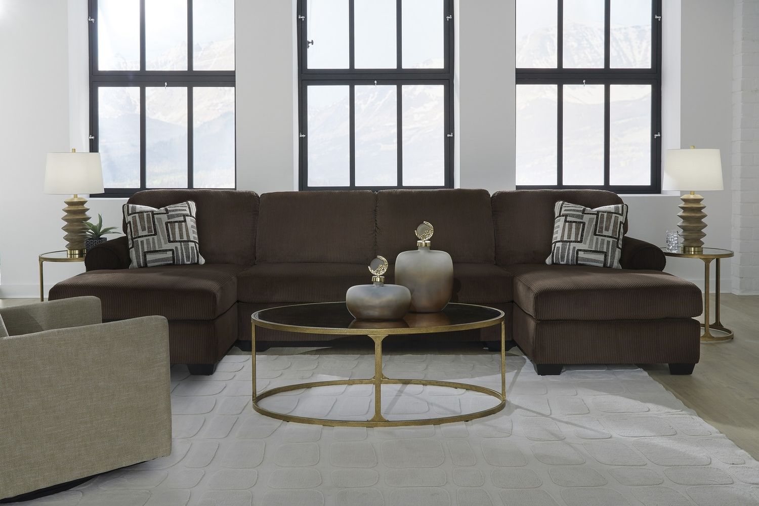 Korajane Coffee Table In Antique Gold T3990