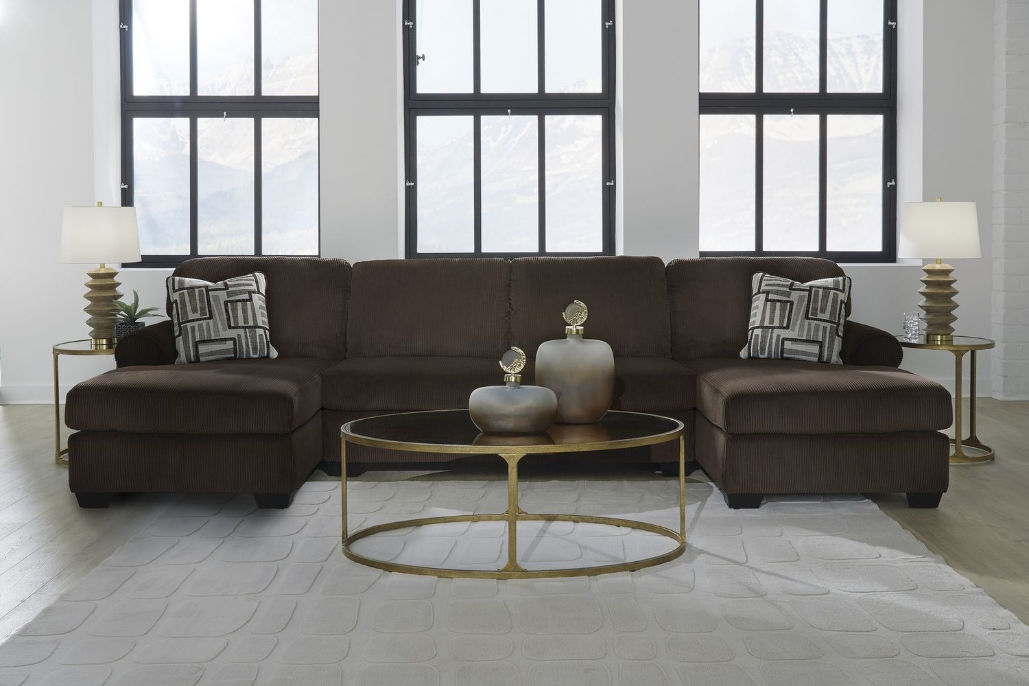 Korajane Coffee Table In Antique Gold T3990
