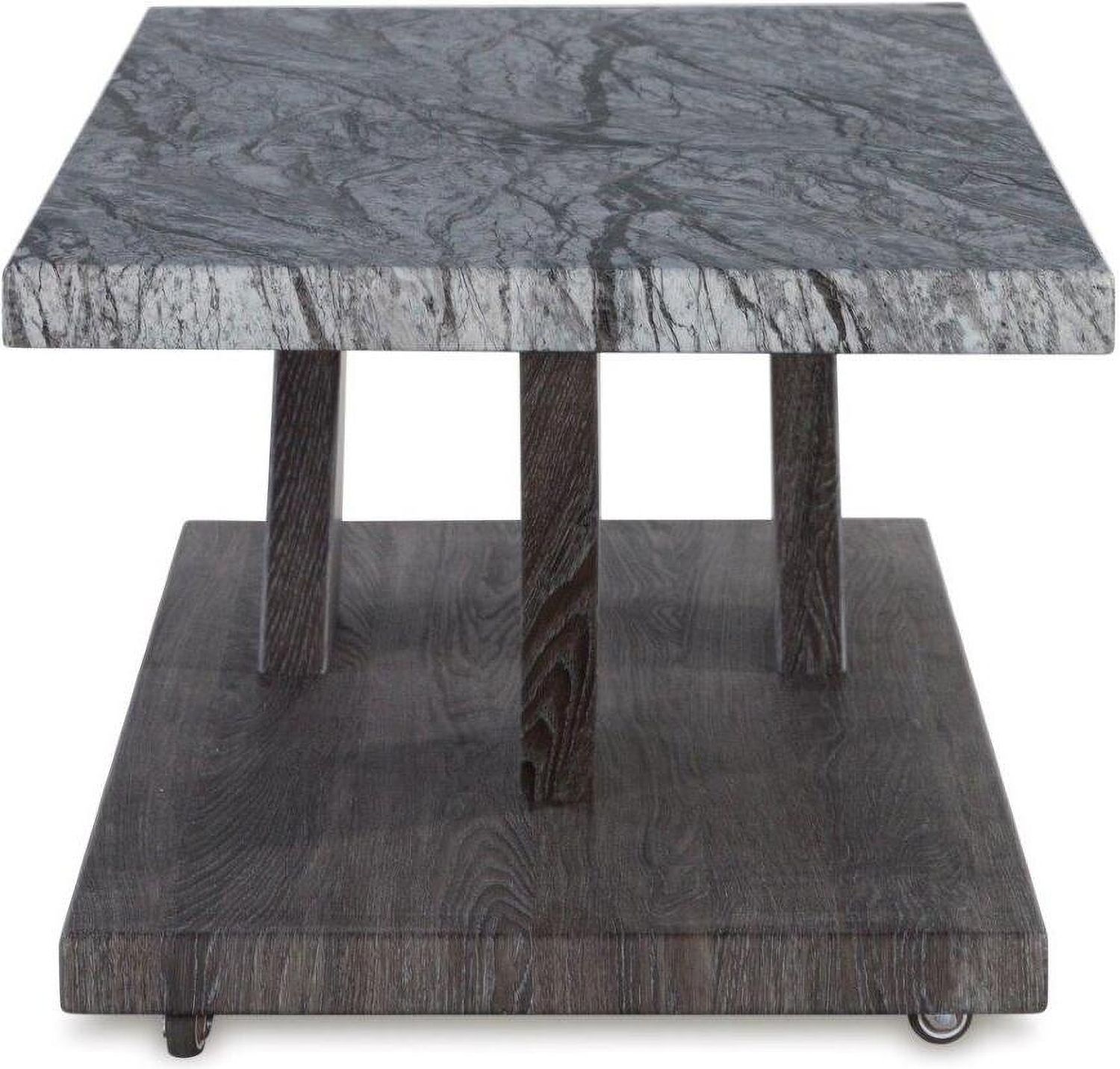 Bensonale Brown And Gray Occasional Table Set T40013