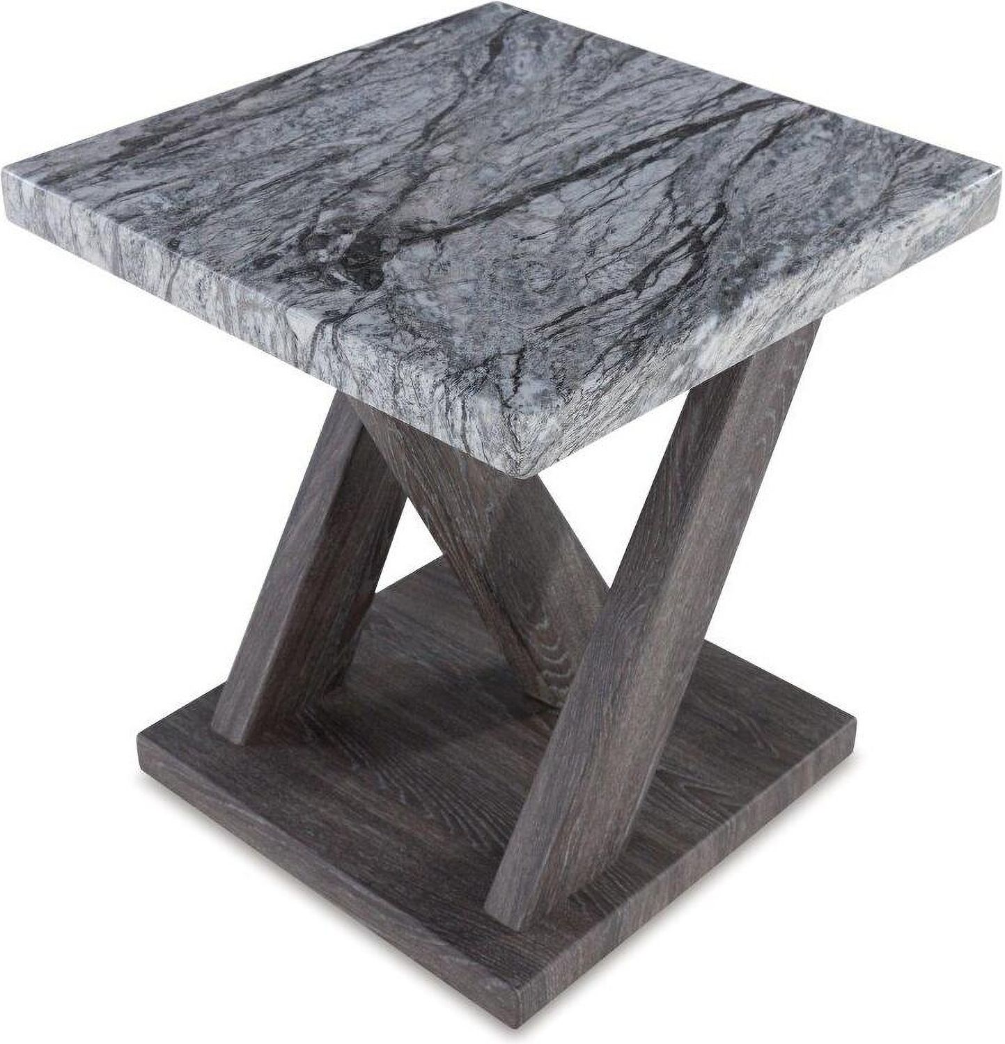 Bensonale Brown And Gray Occasional Table Set T40013
