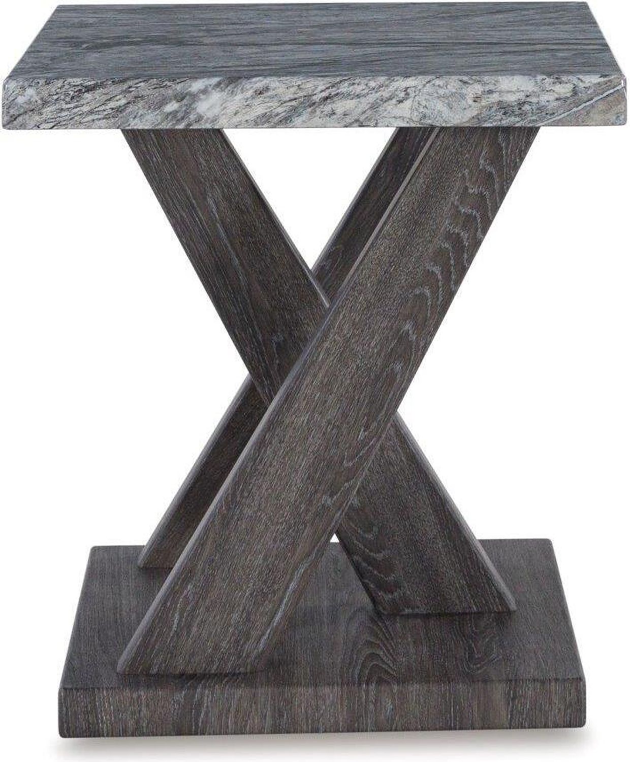 Bensonale Brown And Gray Occasional Table Set T40013