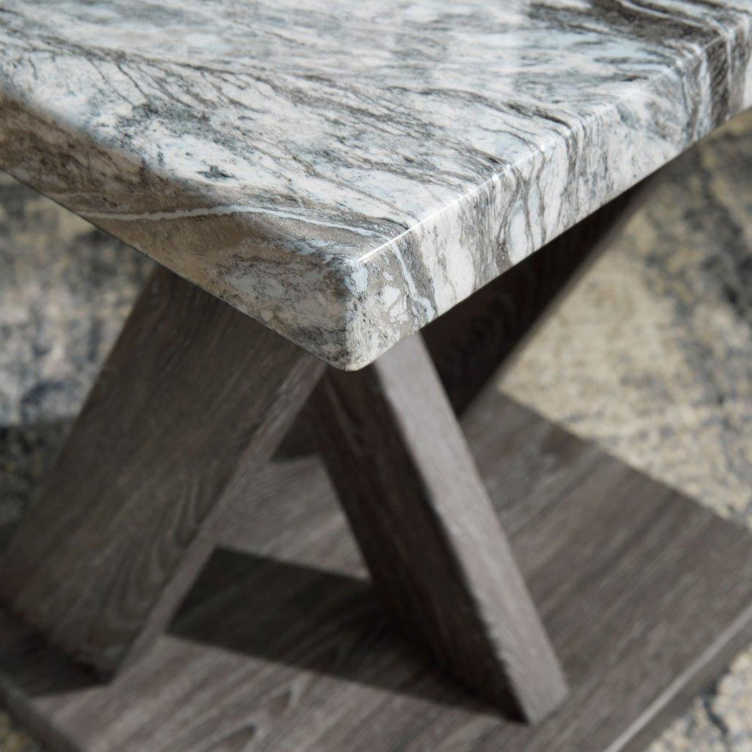 Bensonale Brown And Gray Occasional Table Set T40013