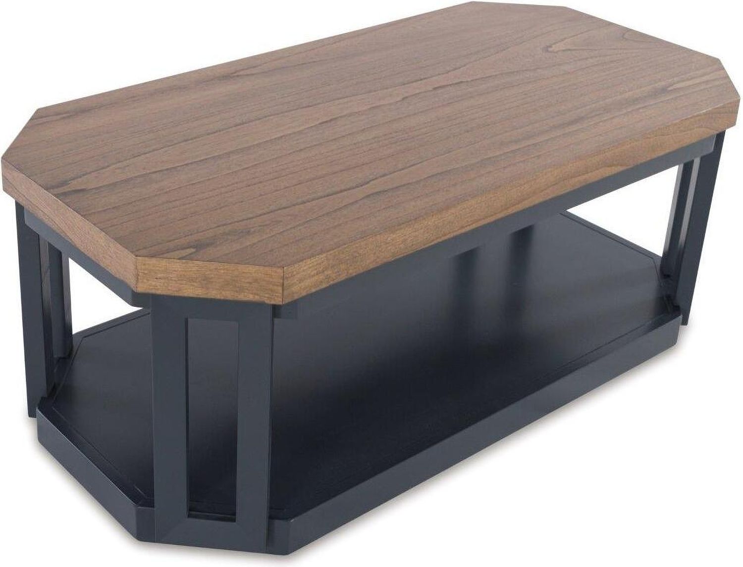 Landocken Brown And Blue Occasional Table Set T40213