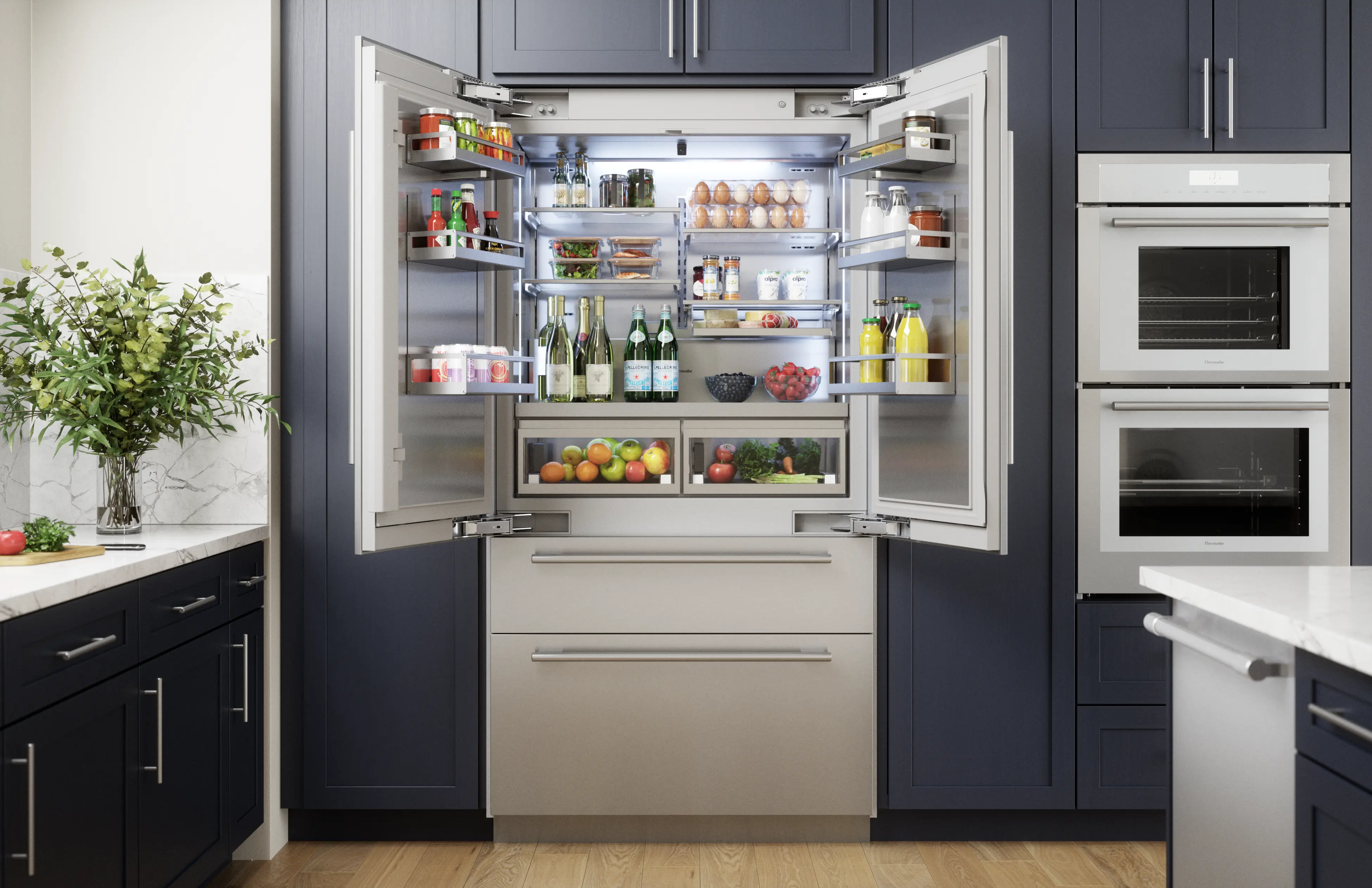 Freedom® Built-in French Door Bottom Freezer Masterpiece® T42BT110NS