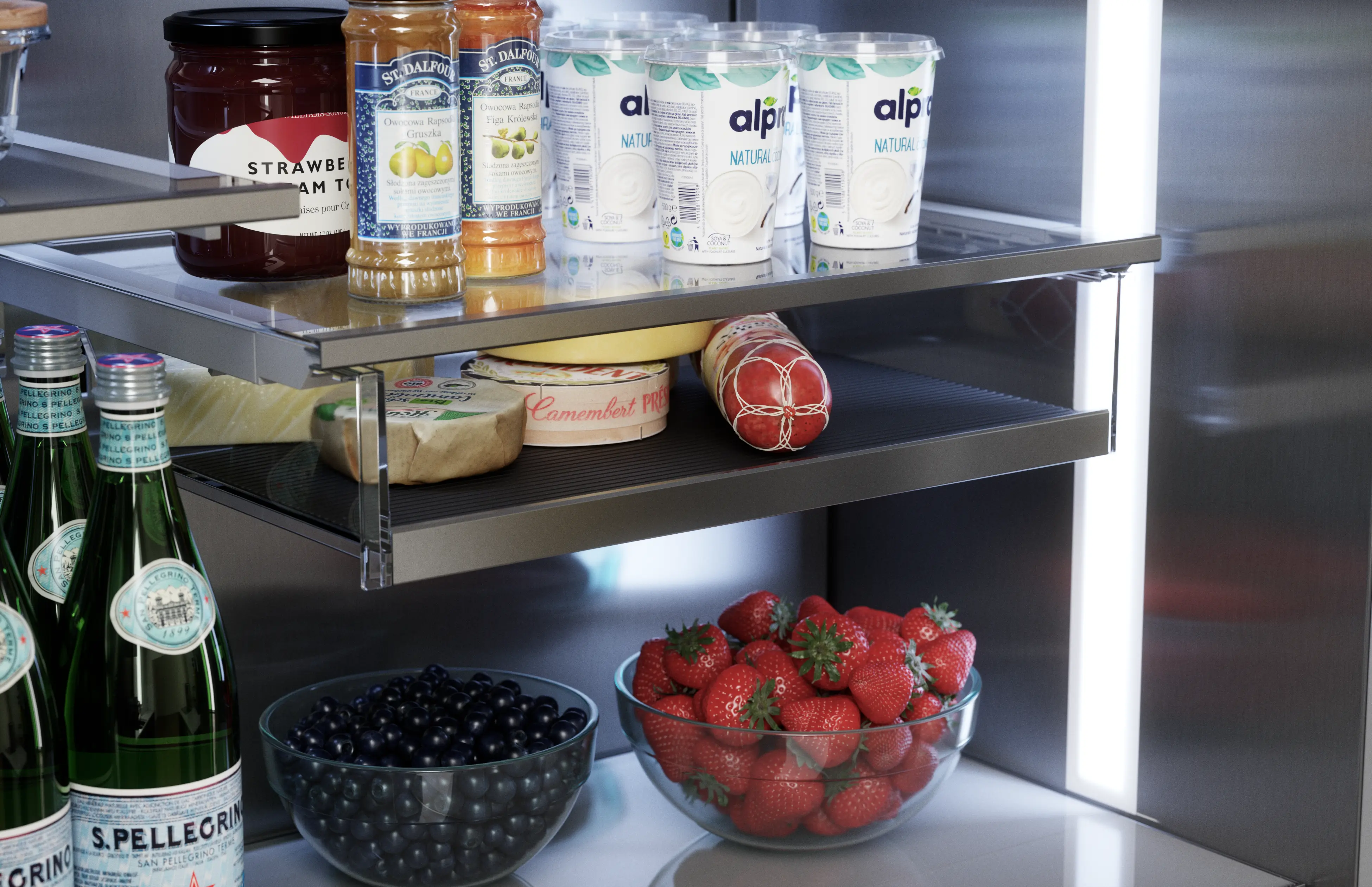 Freedom® Built-in French Door Bottom Freezer Masterpiece® T42BT110NS