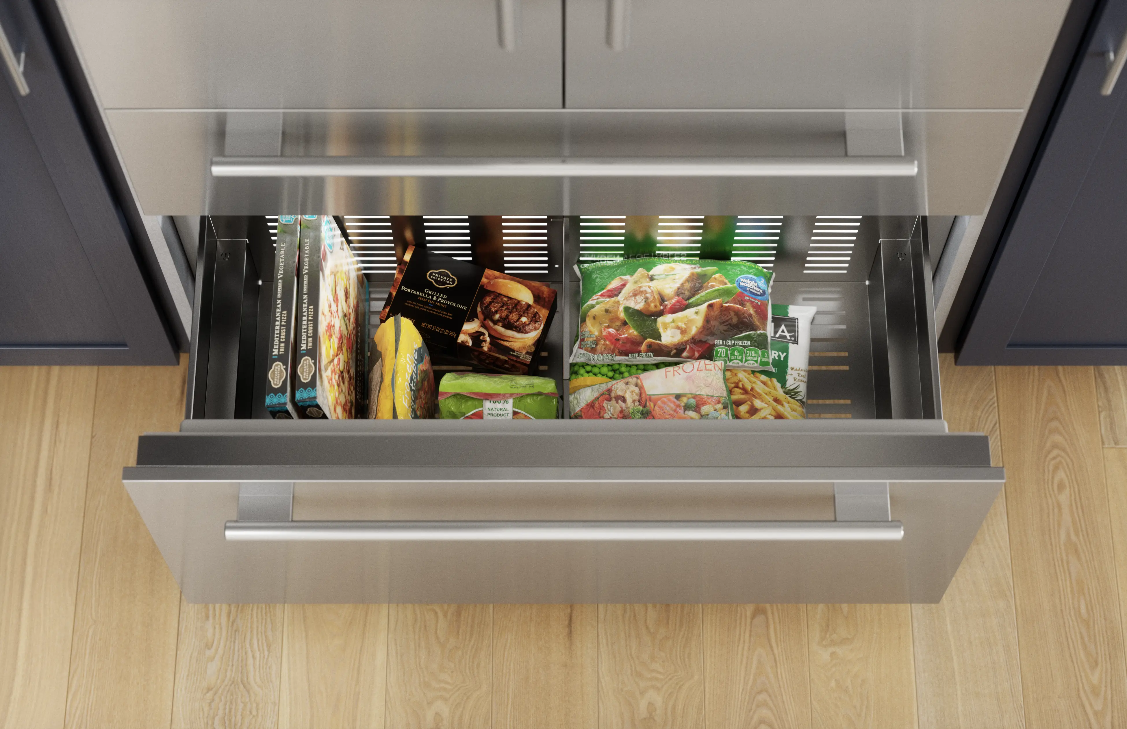 Freedom® Built-in French Door Bottom Freezer Masterpiece® T42BT110NS