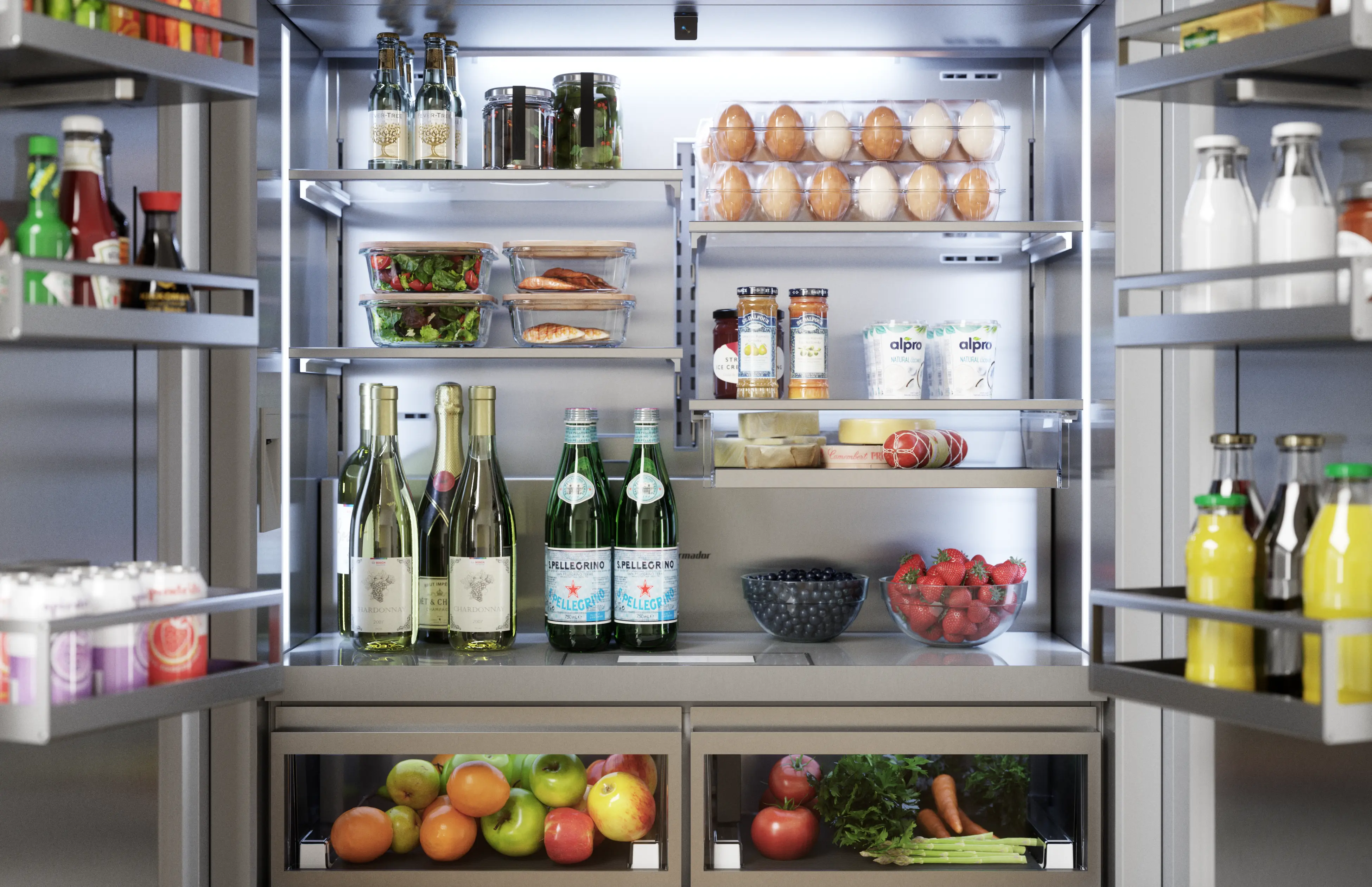 Freedom® Built-in French Door Bottom Freezer Professional T42BT120NS