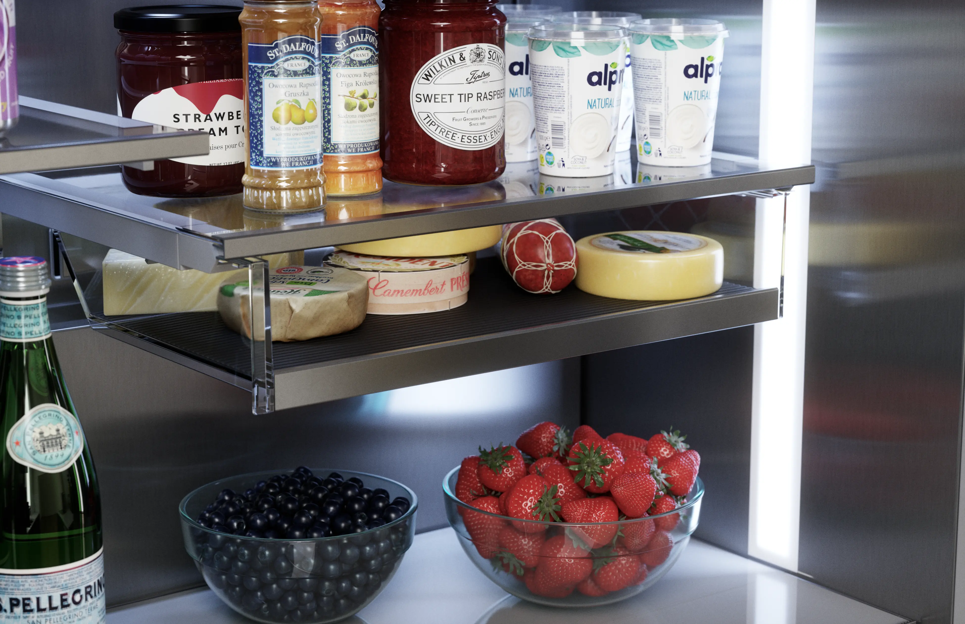 FreedomĀ® Built-in French Door Bottom Freezer Panel Ready T42IT100NP
