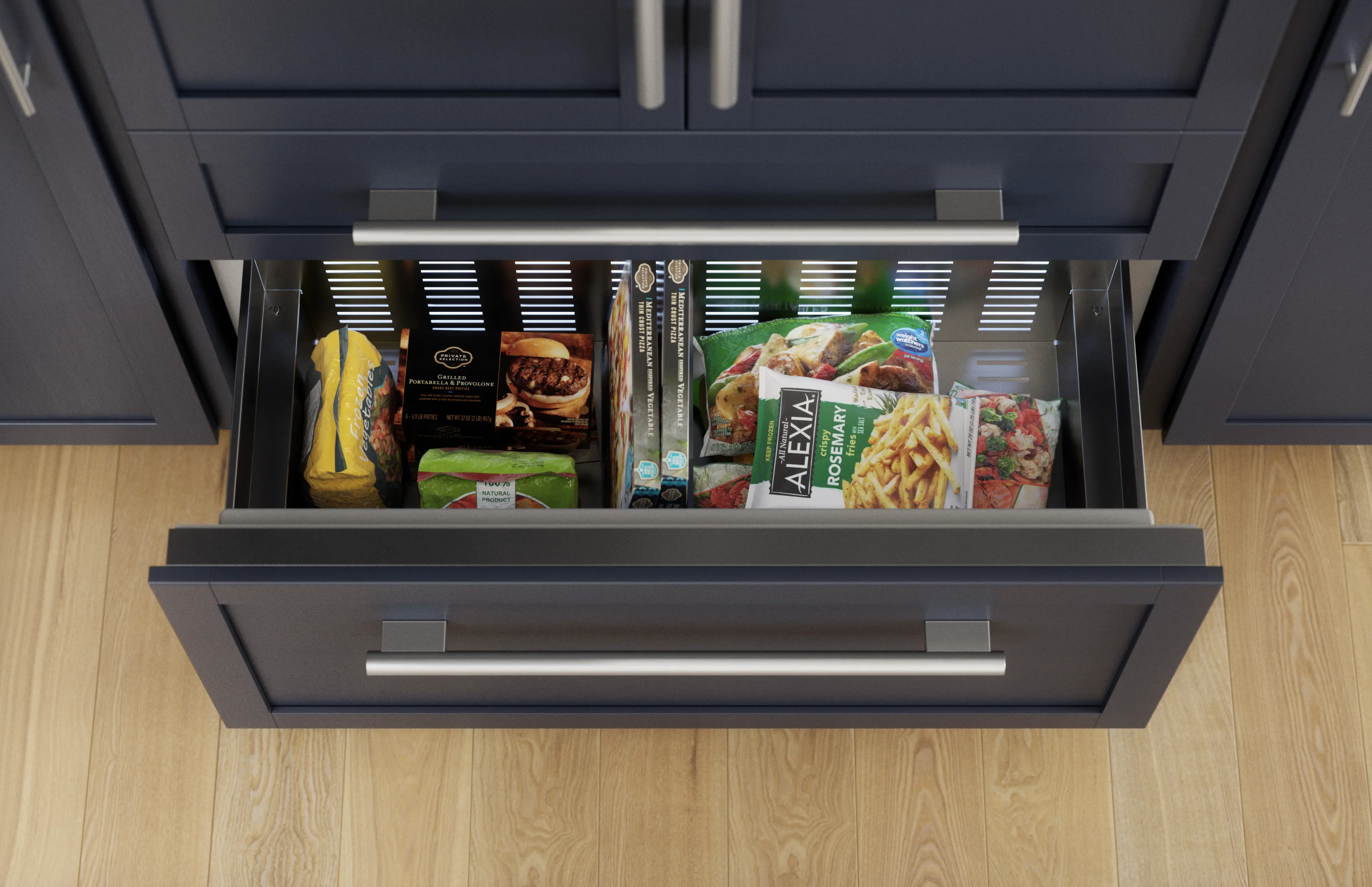 FreedomĀ® Built-in French Door Bottom Freezer Panel Ready T42IT100NP