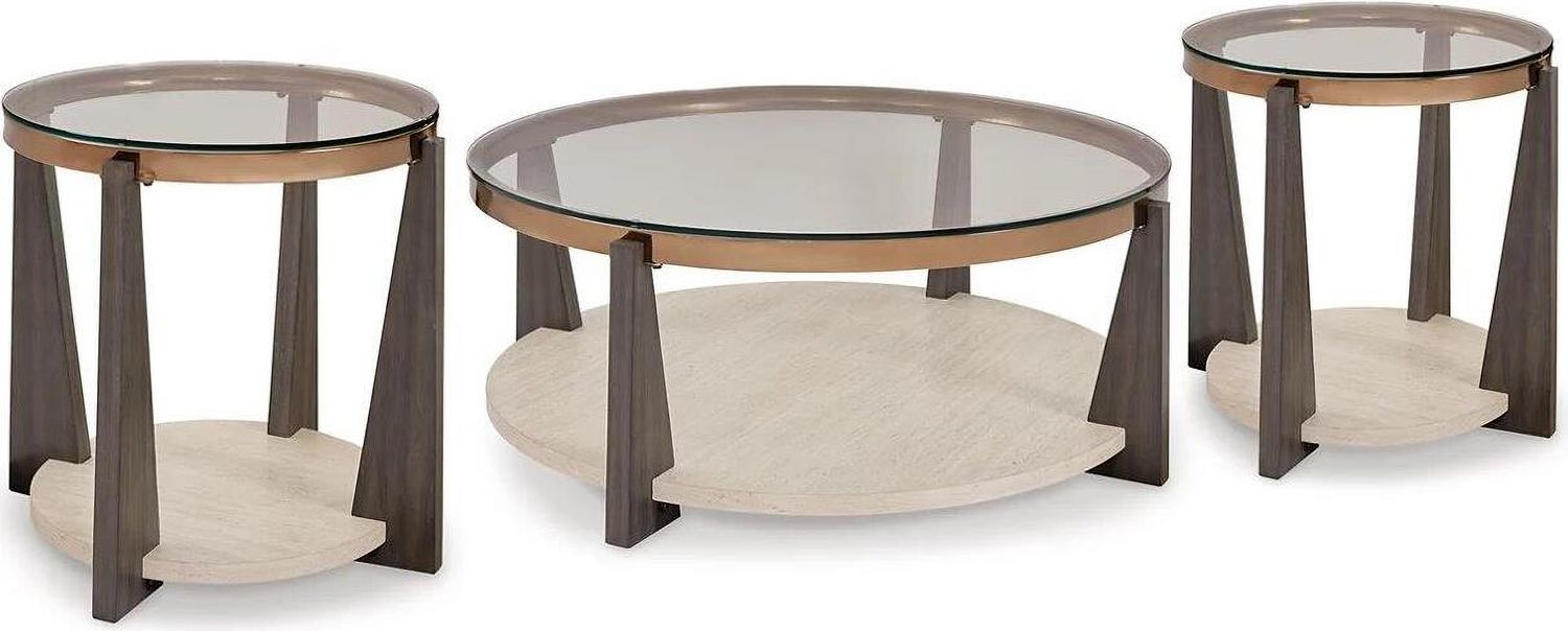 Frazwa Ocassional Table Set In Multi T432T1