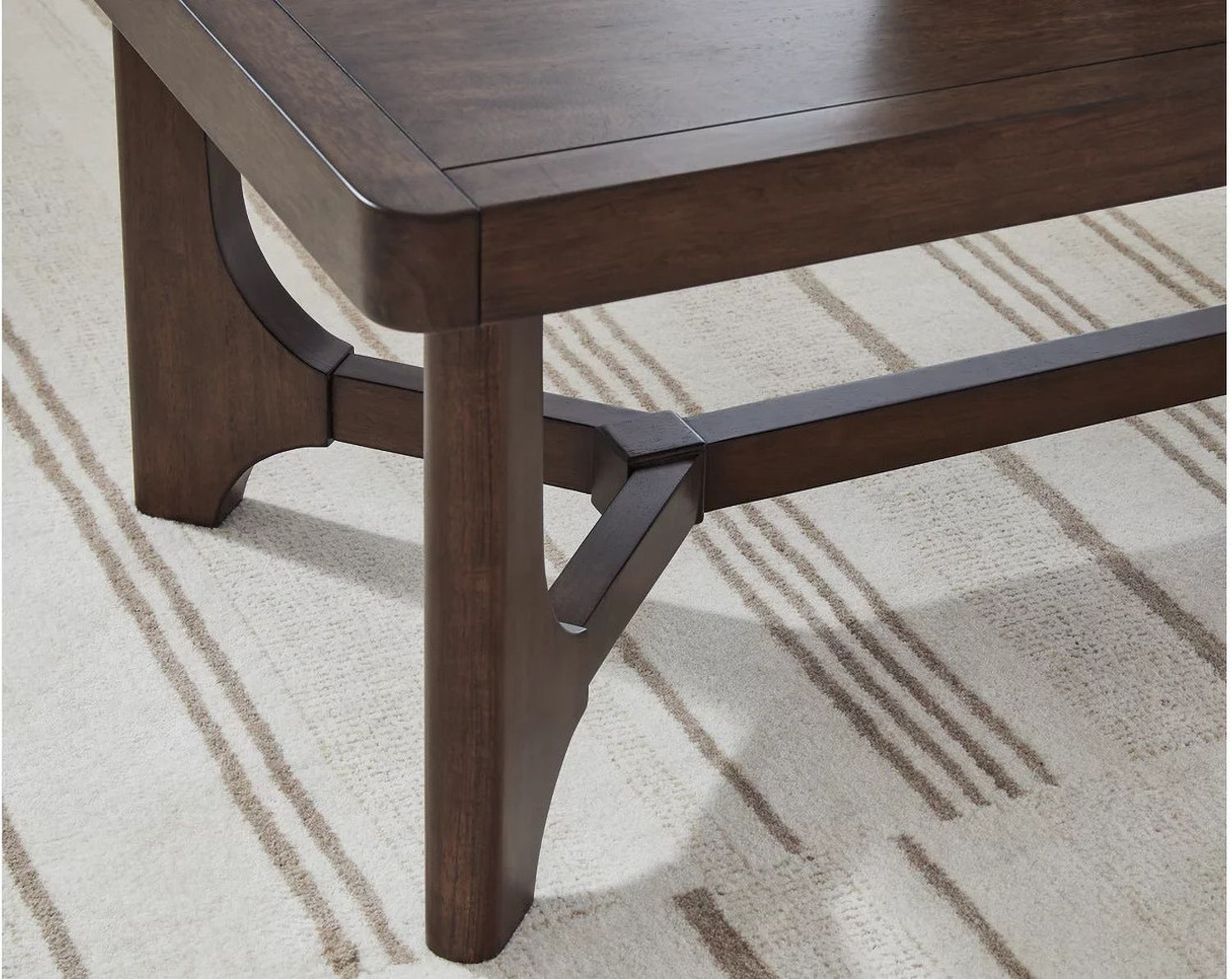 Korestone Coffee Table In Dark Brown T4381