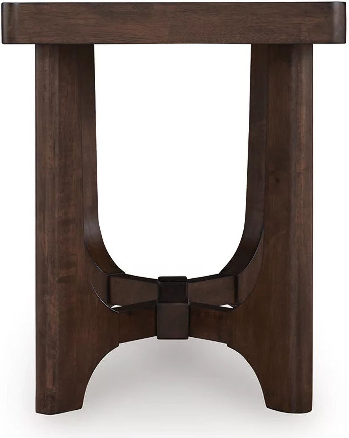 Korestone End Table In Dark Brown T4383