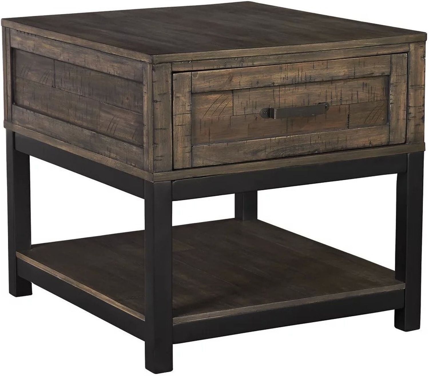 Johurst Grayish Brown End Table T4443