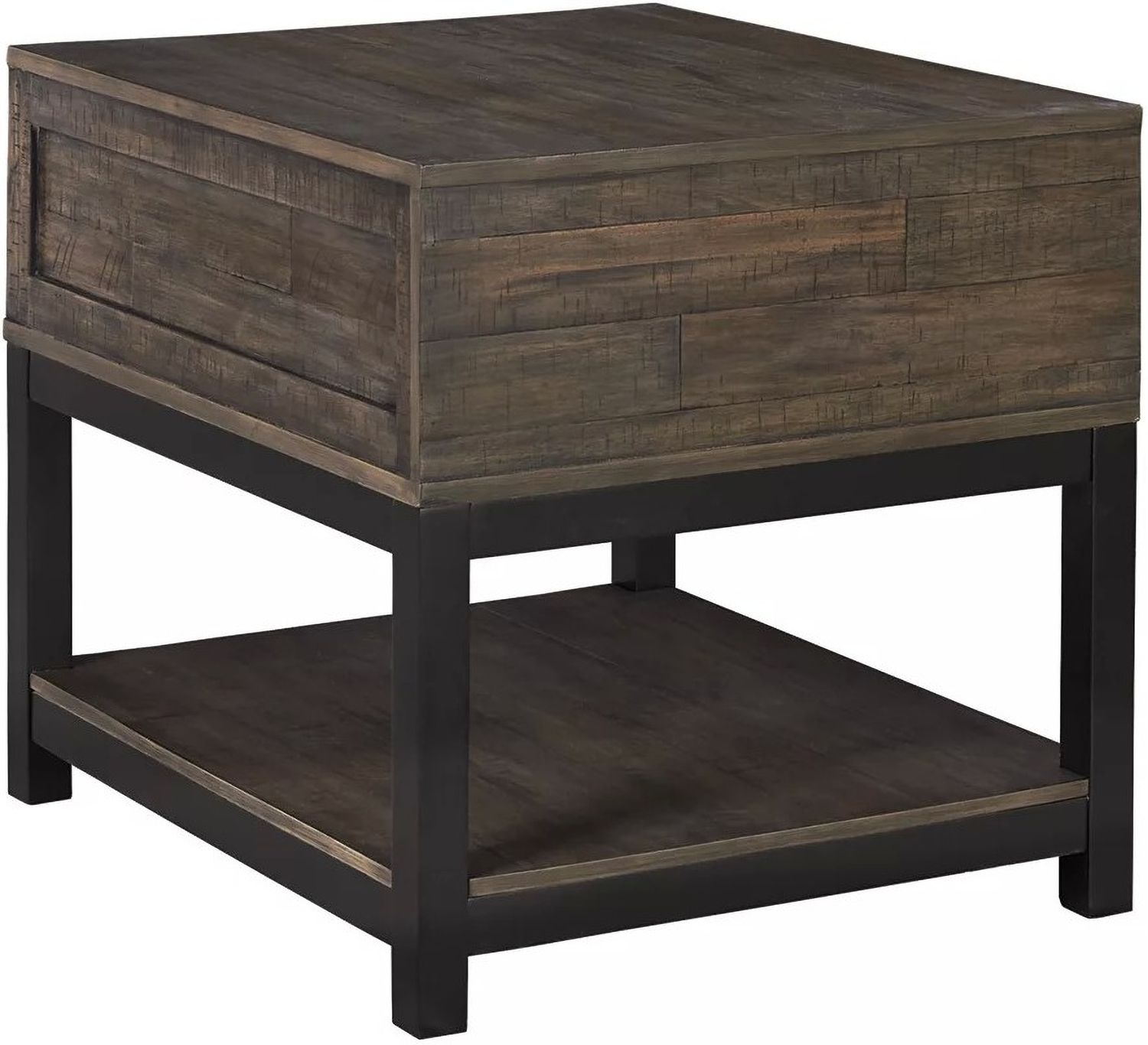 Johurst Grayish Brown End Table T4443