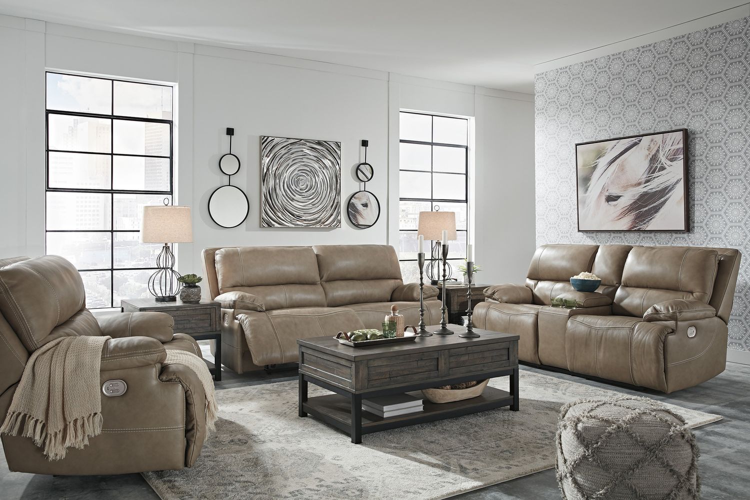 Johurst Grayish Brown End Table T4443