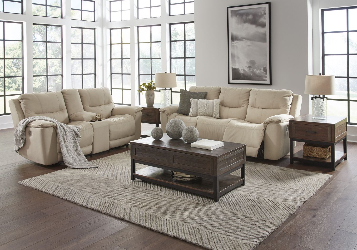 Johurst Grayish Brown End Table T4443