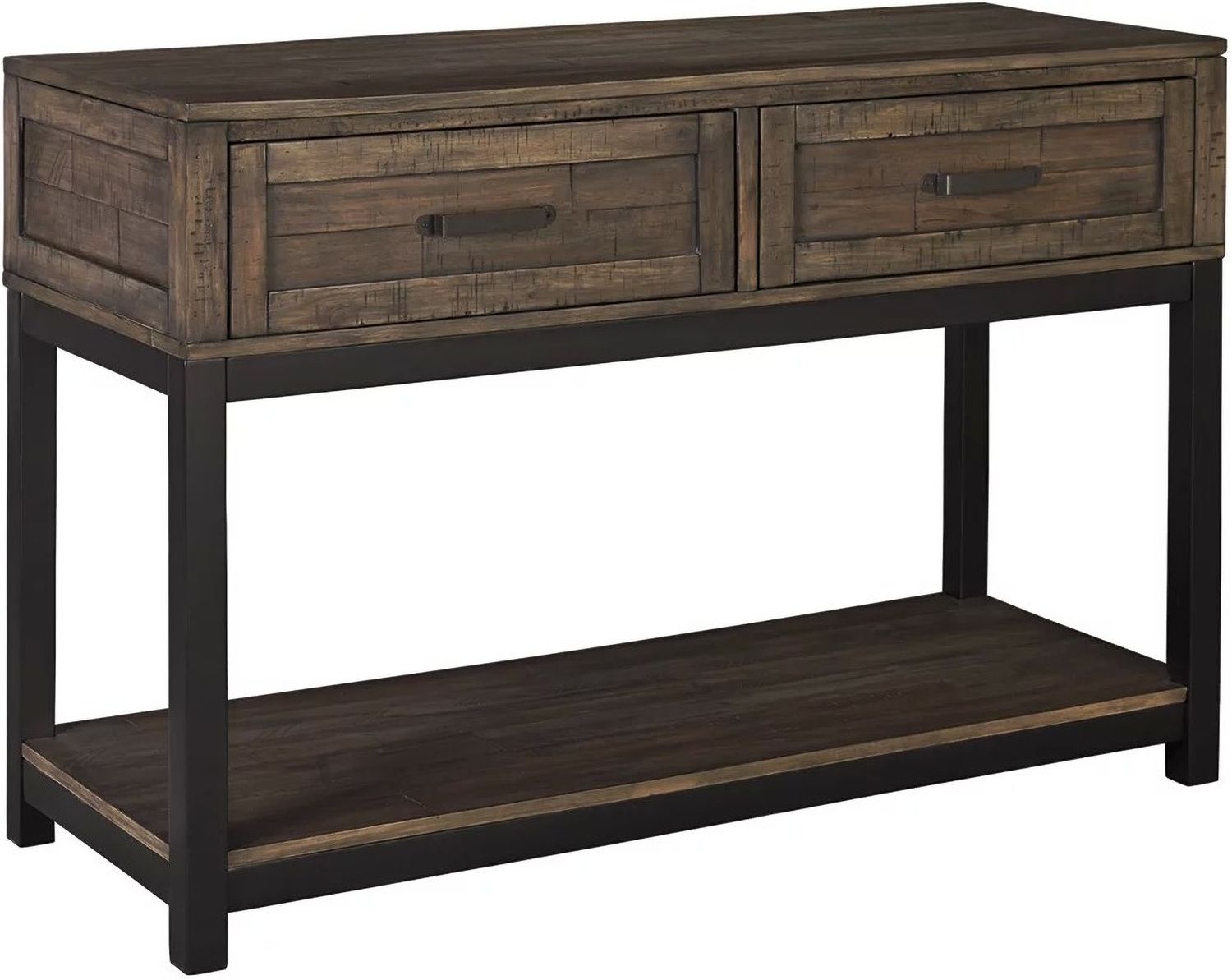 Johurst Grayish Brown Sofa Table T4444