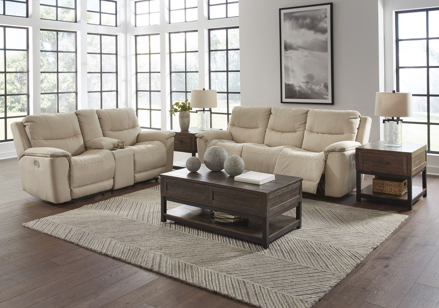 Johurst Grayish Brown Coffee Table Lift Top T4449
