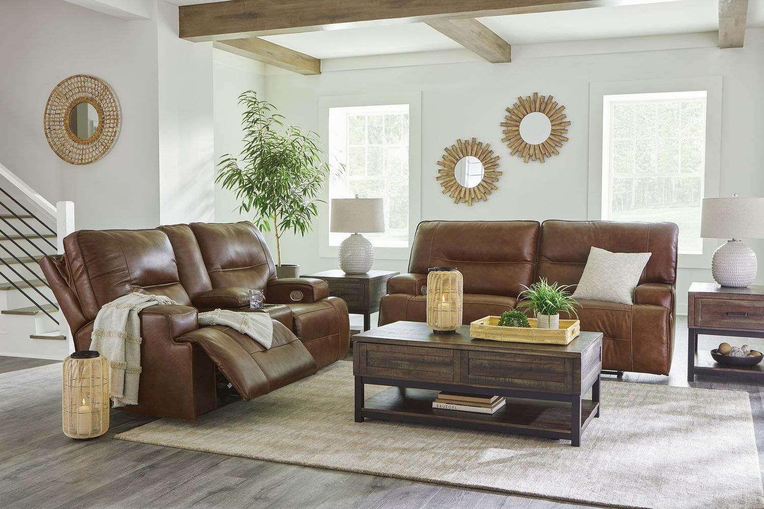 Johurst Grayish Brown Coffee Table Lift Top T4449