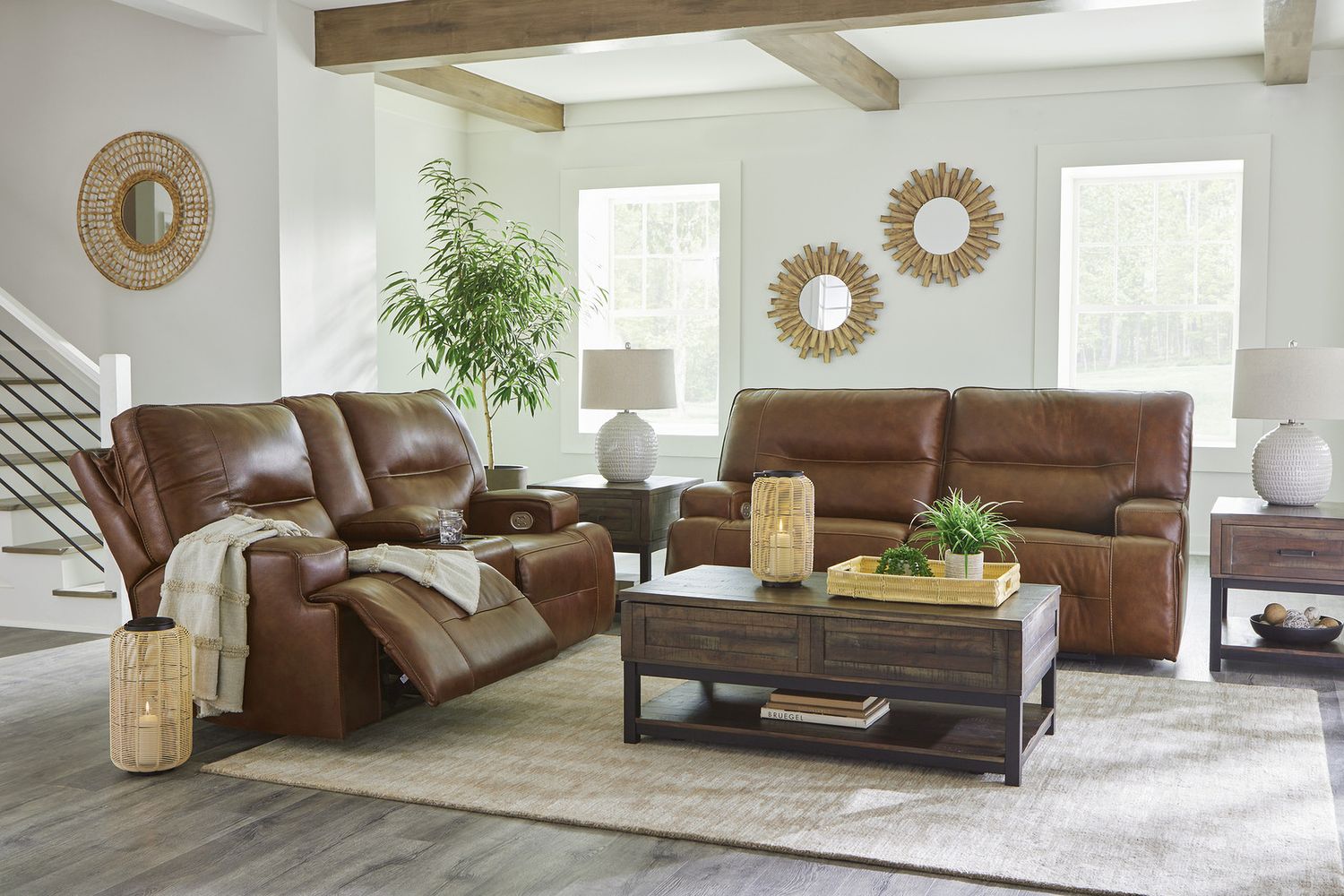 Johurst Grayish Brown Coffee Table Lift Top T4449