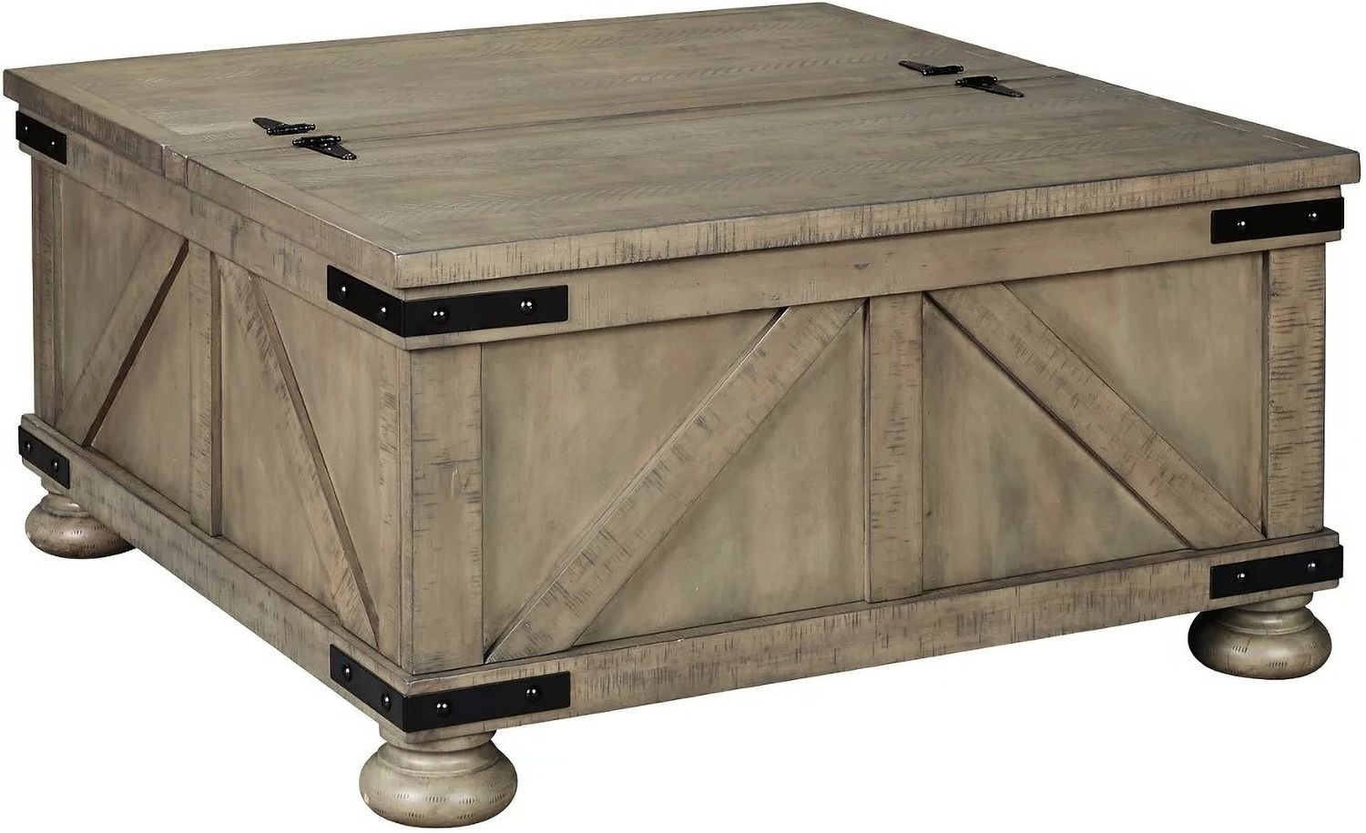 Aldwin Gray Storage Cocktail Table T45720