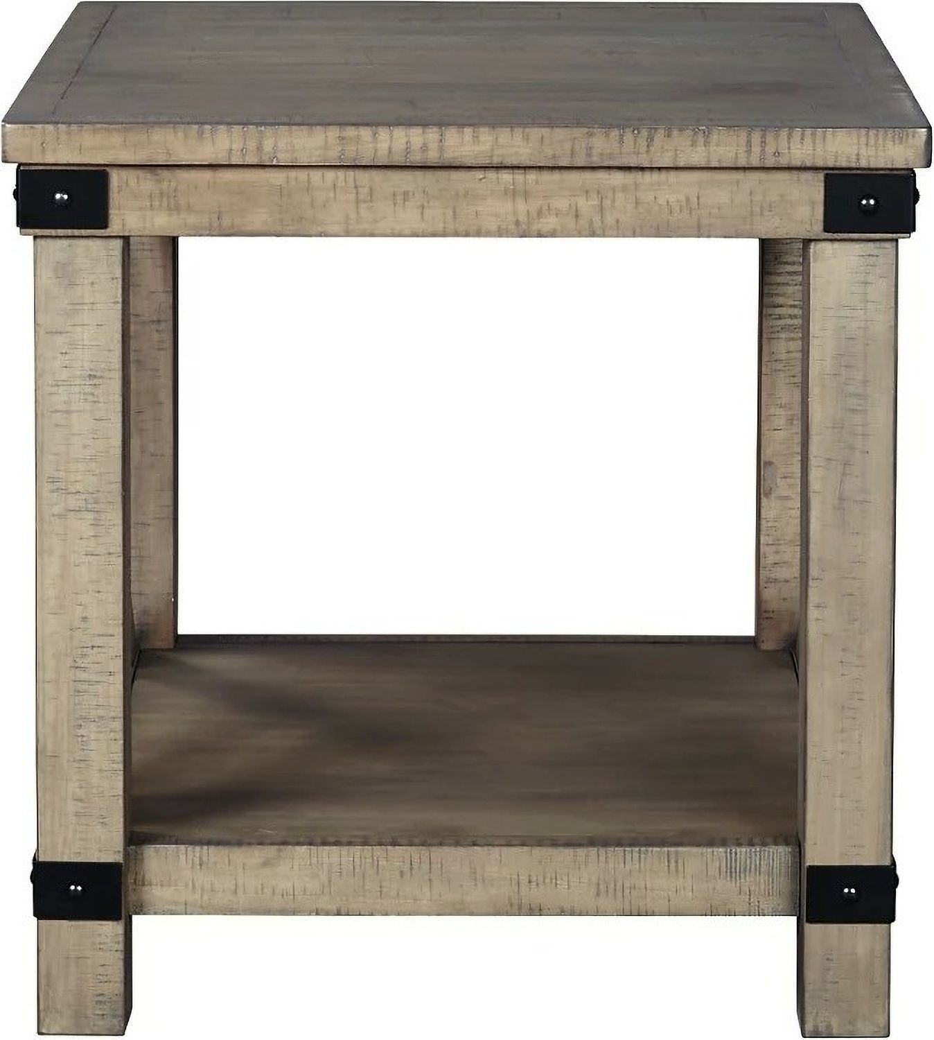 Aldwin Gray Rectangular 1 Shelf End Table T4573
