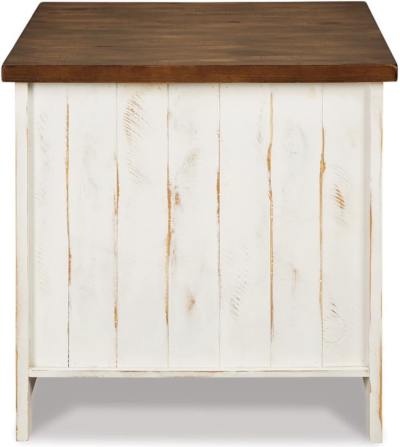 Wystfield White and Brown Rectangular End Table T4593