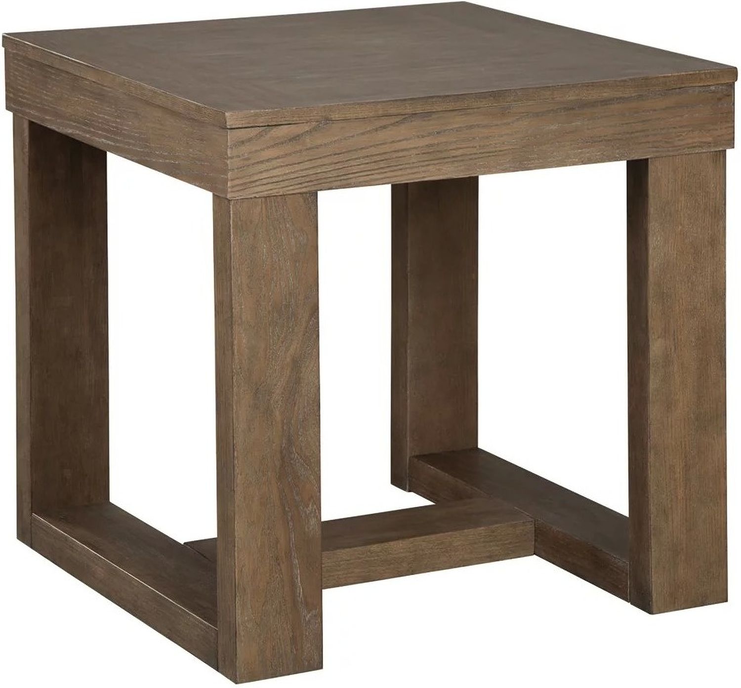 Cariton Gray Square End Table T4712
