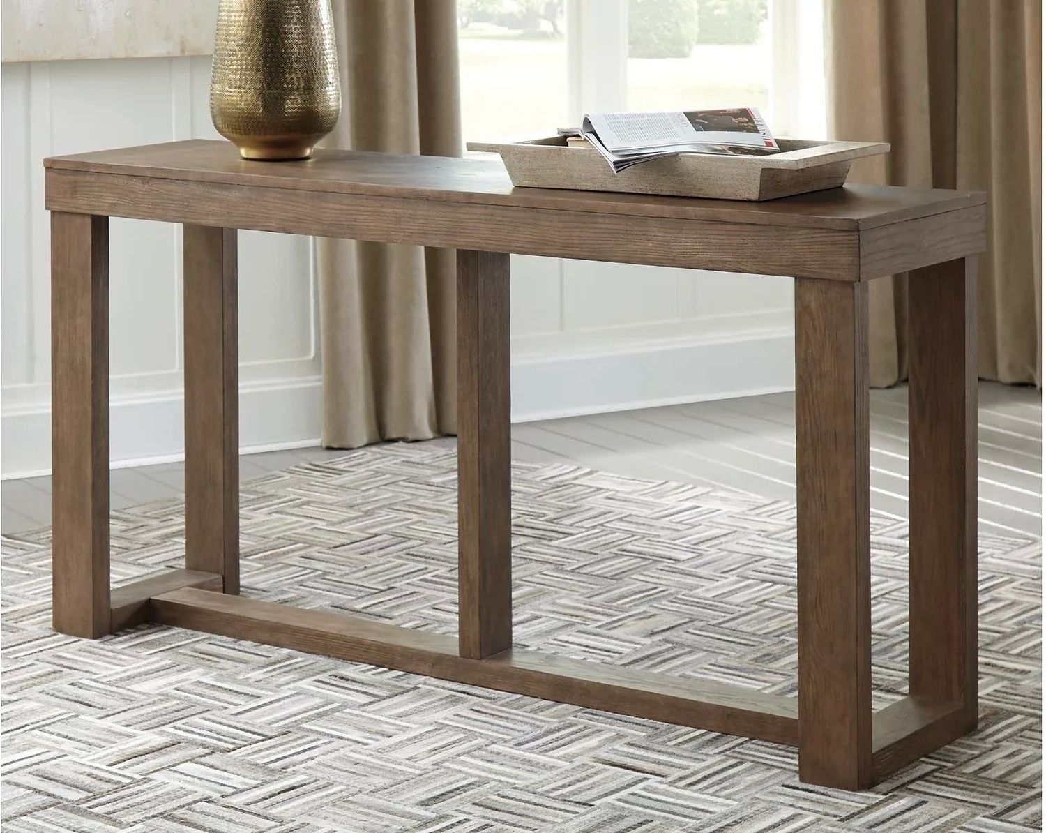 Cariton Gray Sofa Table T4714