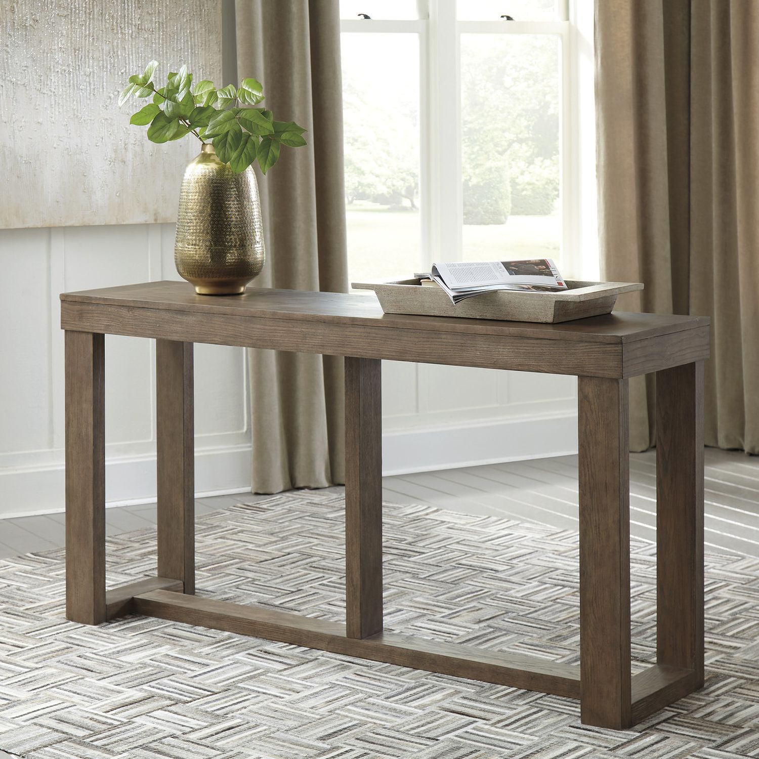 Cariton Gray Sofa Table T4714