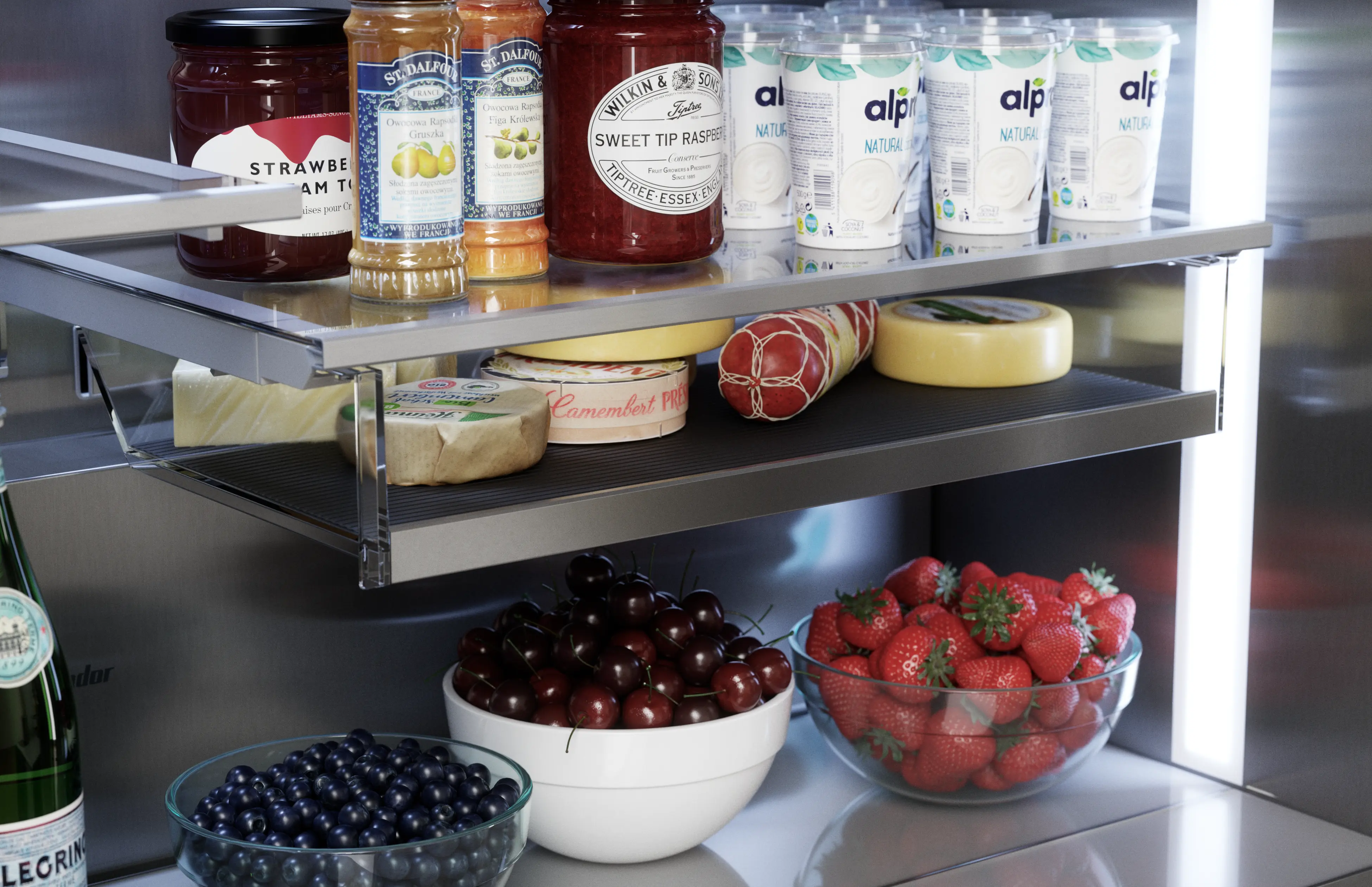 Freedom® Built-in French Door Bottom Freezer Masterpiece® T48BT110NS