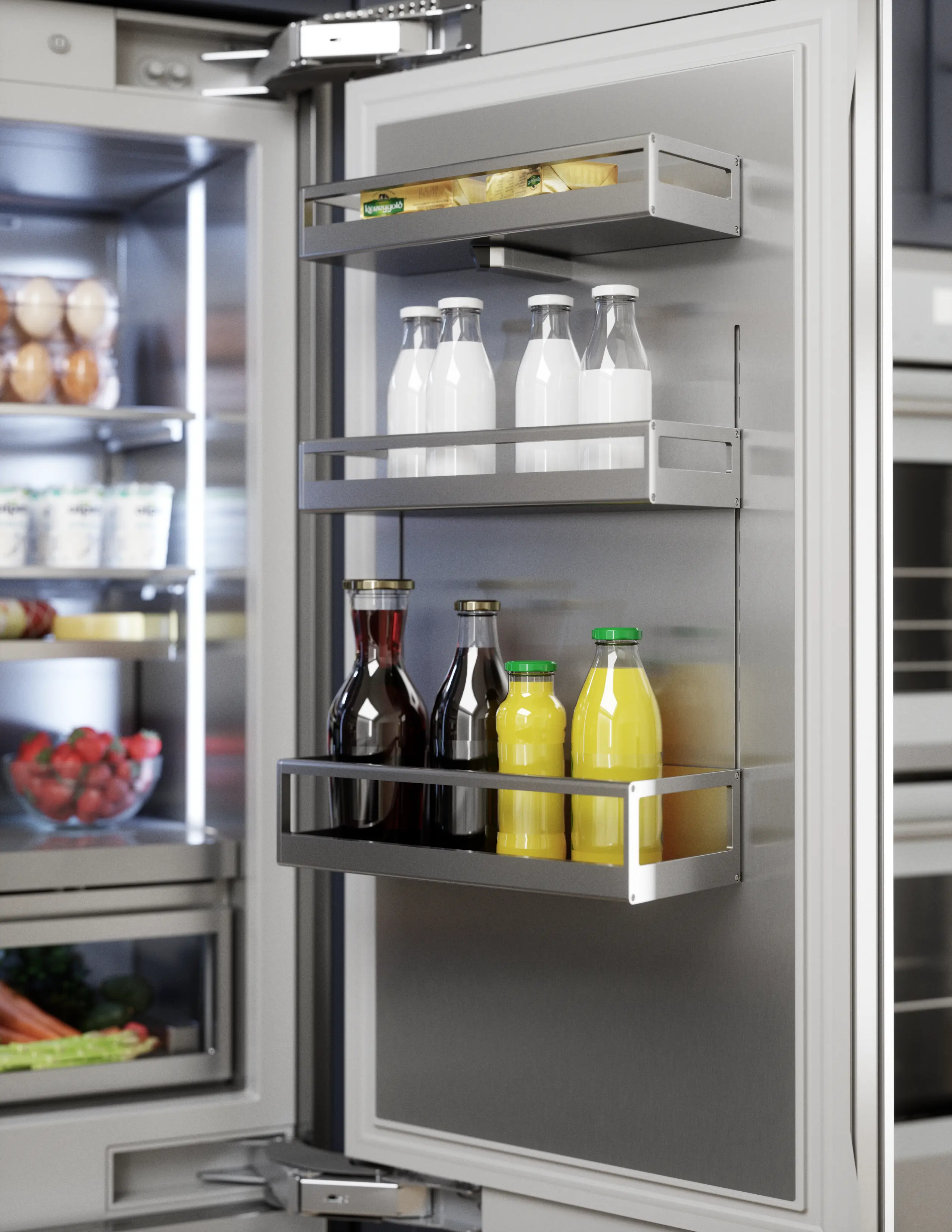 Freedom® Built-in French Door Bottom Freezer Masterpiece® T48BT110NS