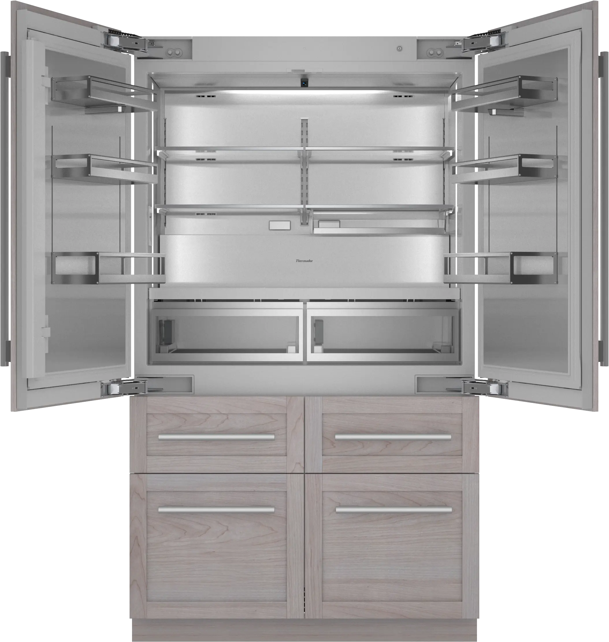 FreedomĀ® Built-in French Door Bottom Freezer Panel Ready T48IT100NP