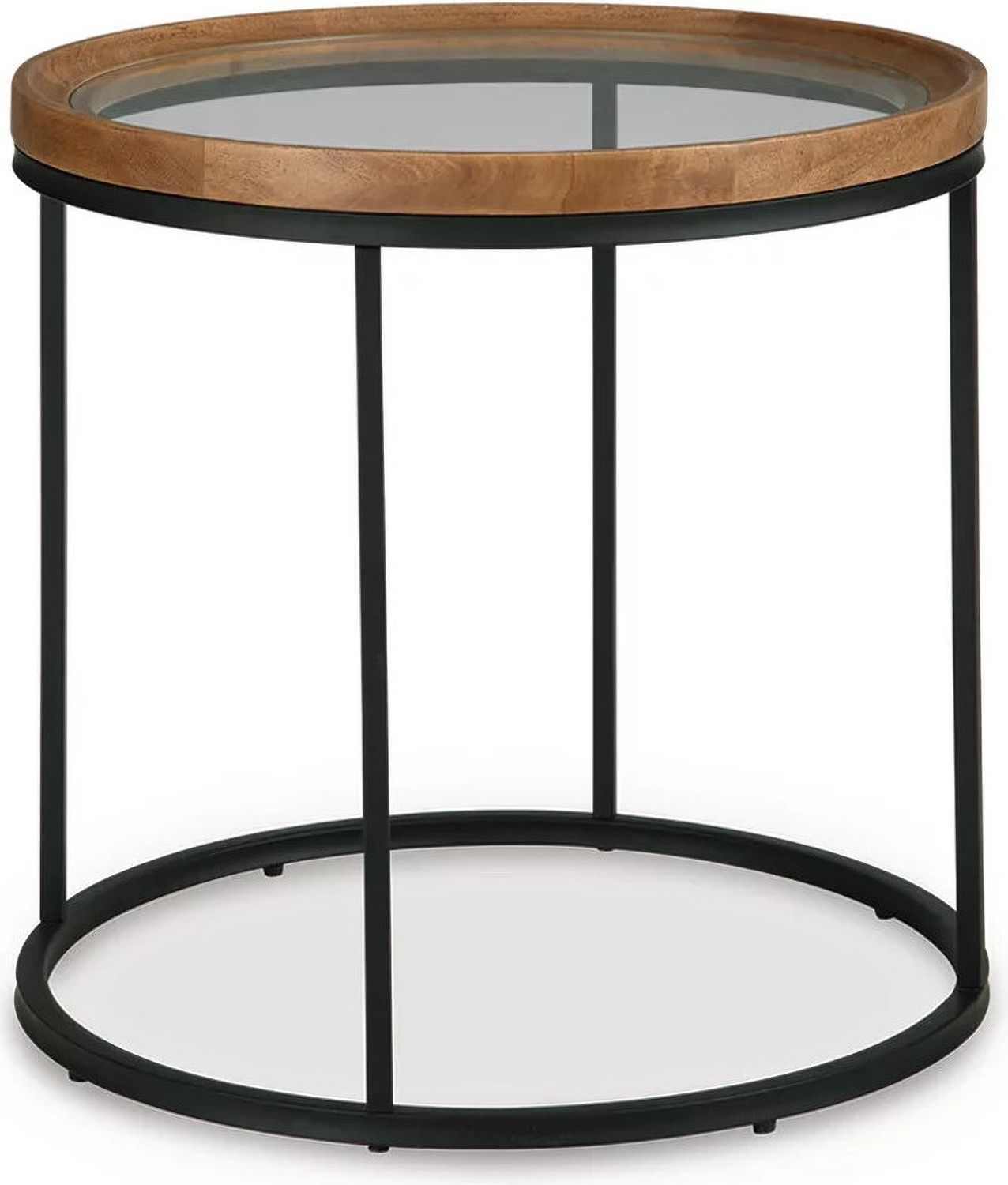 Noraluna End Table In Medium Brown T5026