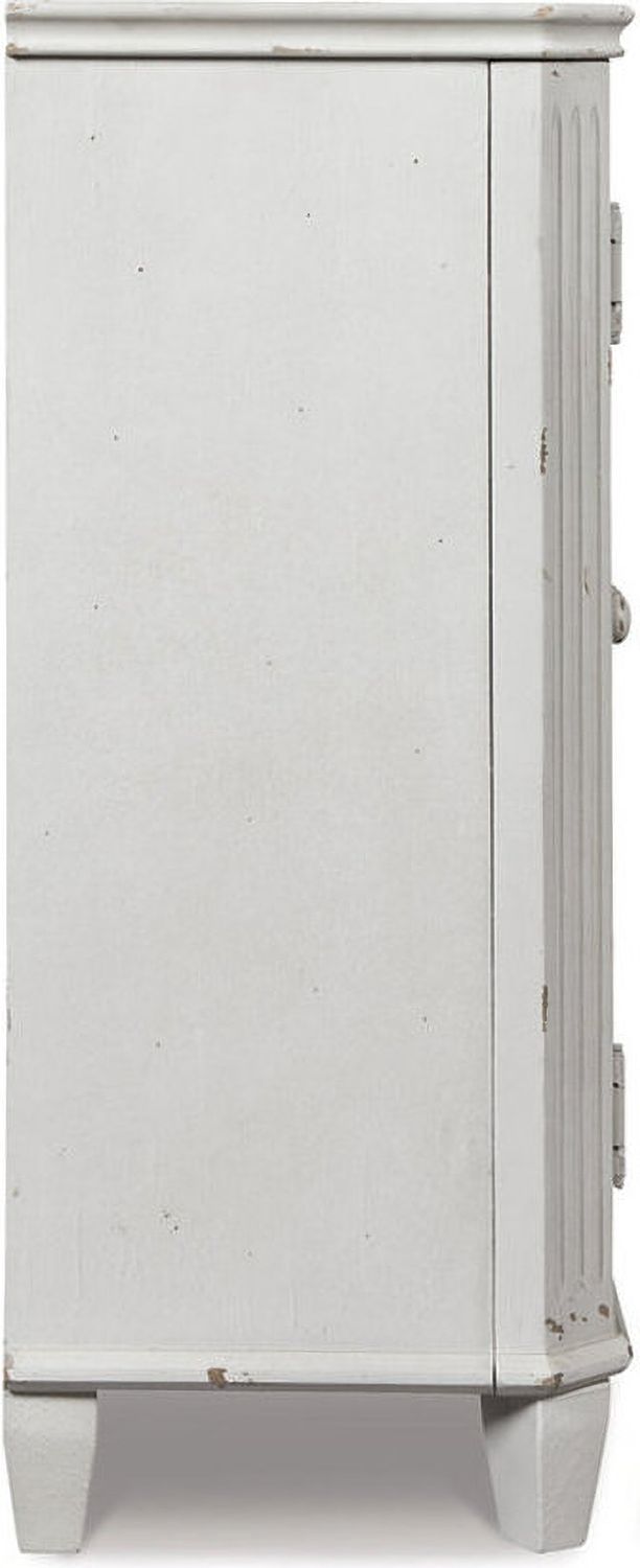 Mirimyn Antique White Door Accent Cabinet T505560