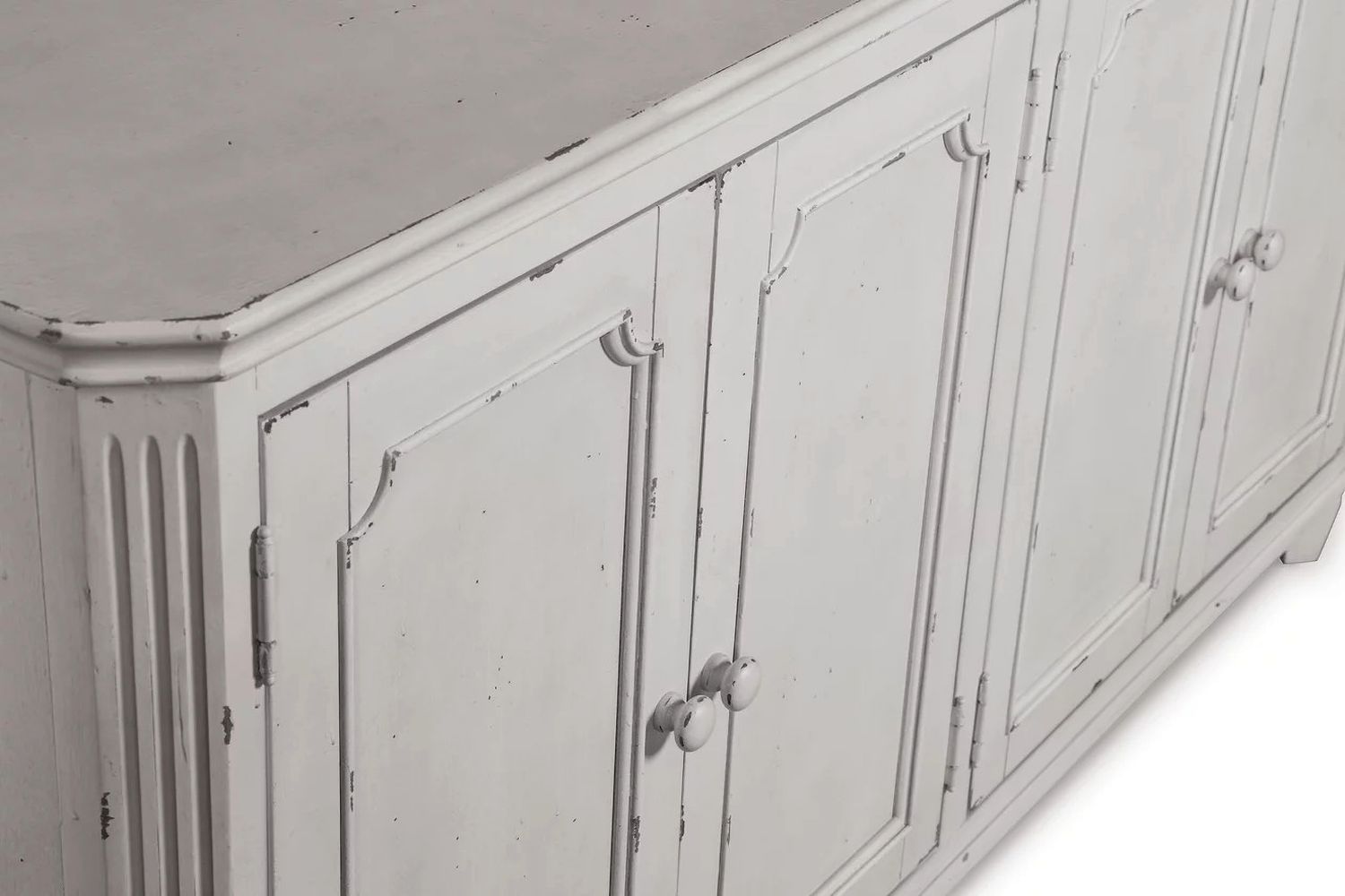 Mirimyn Antique White Door Accent Cabinet T505560