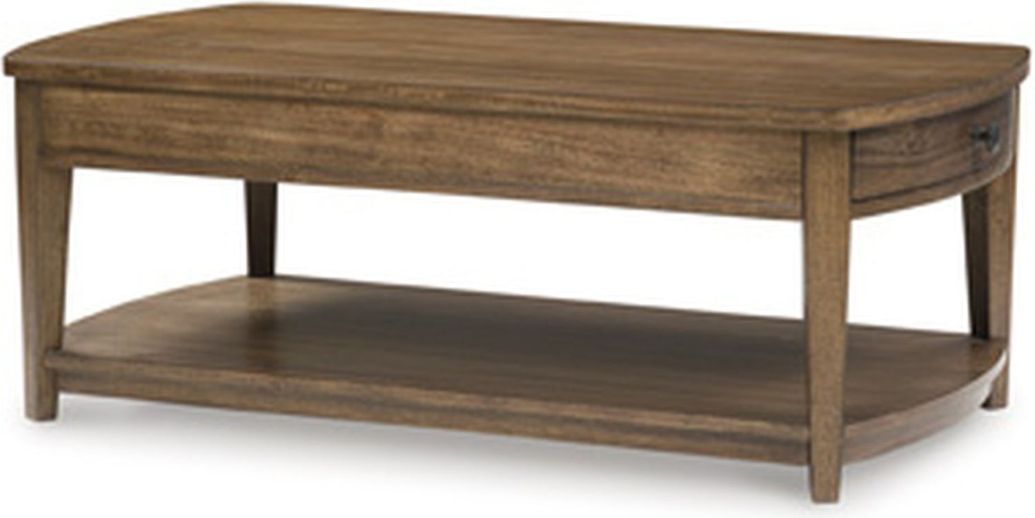 Burkbyer Coffee Table In Brown T5131